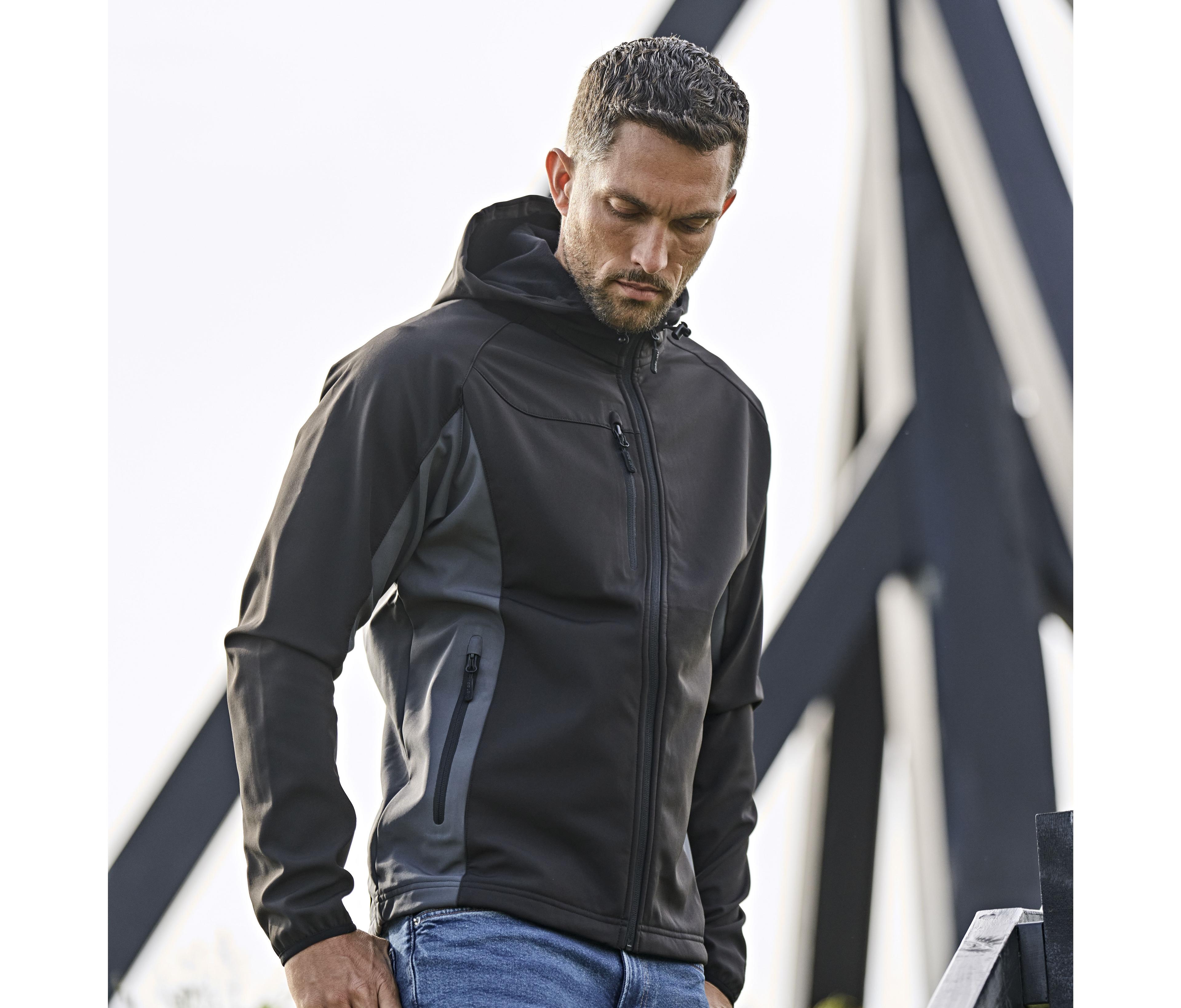 Veste Softshell à capuche 3 couches homme