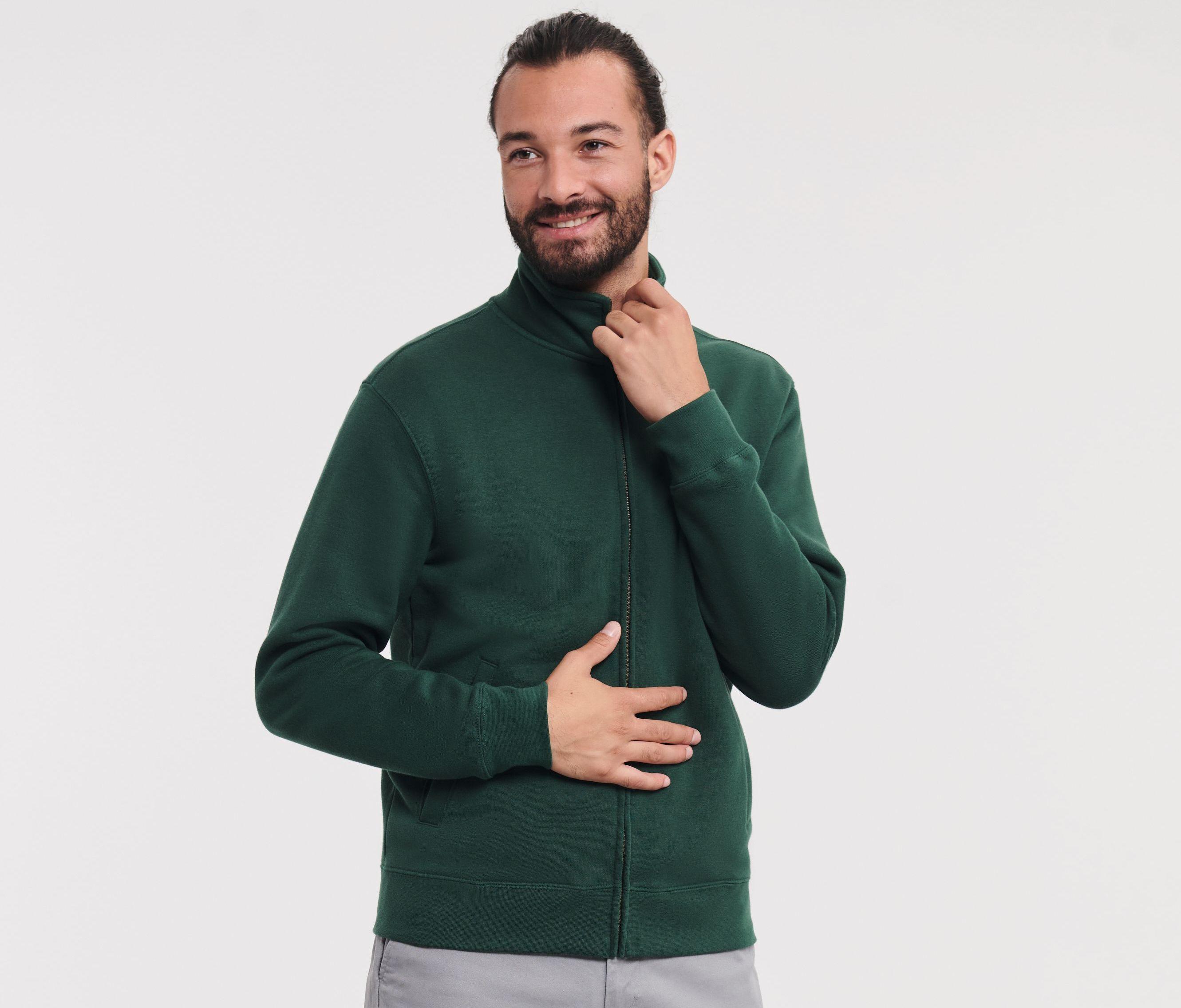 Sweat homme grand zip