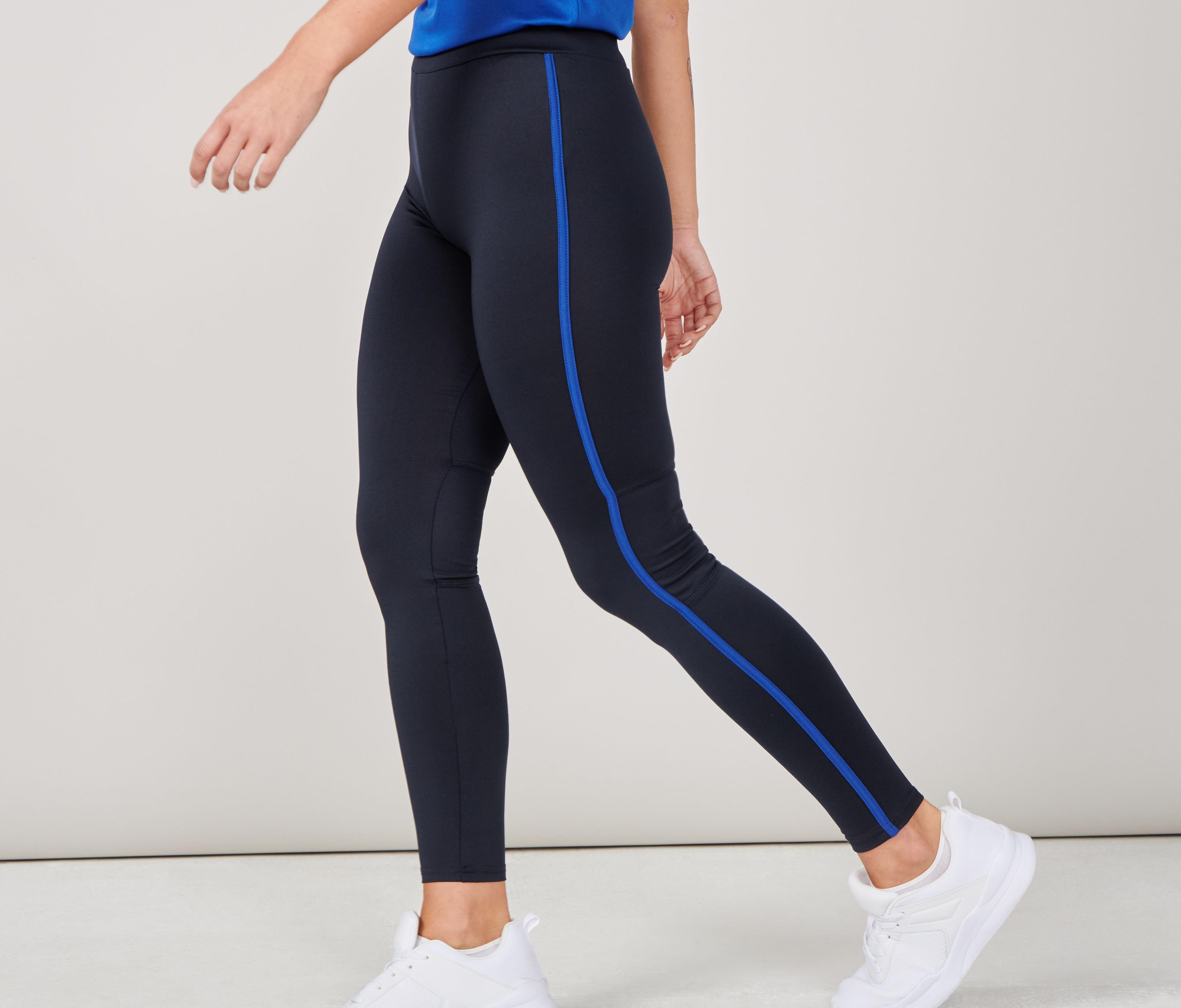 Legging femme contrasté