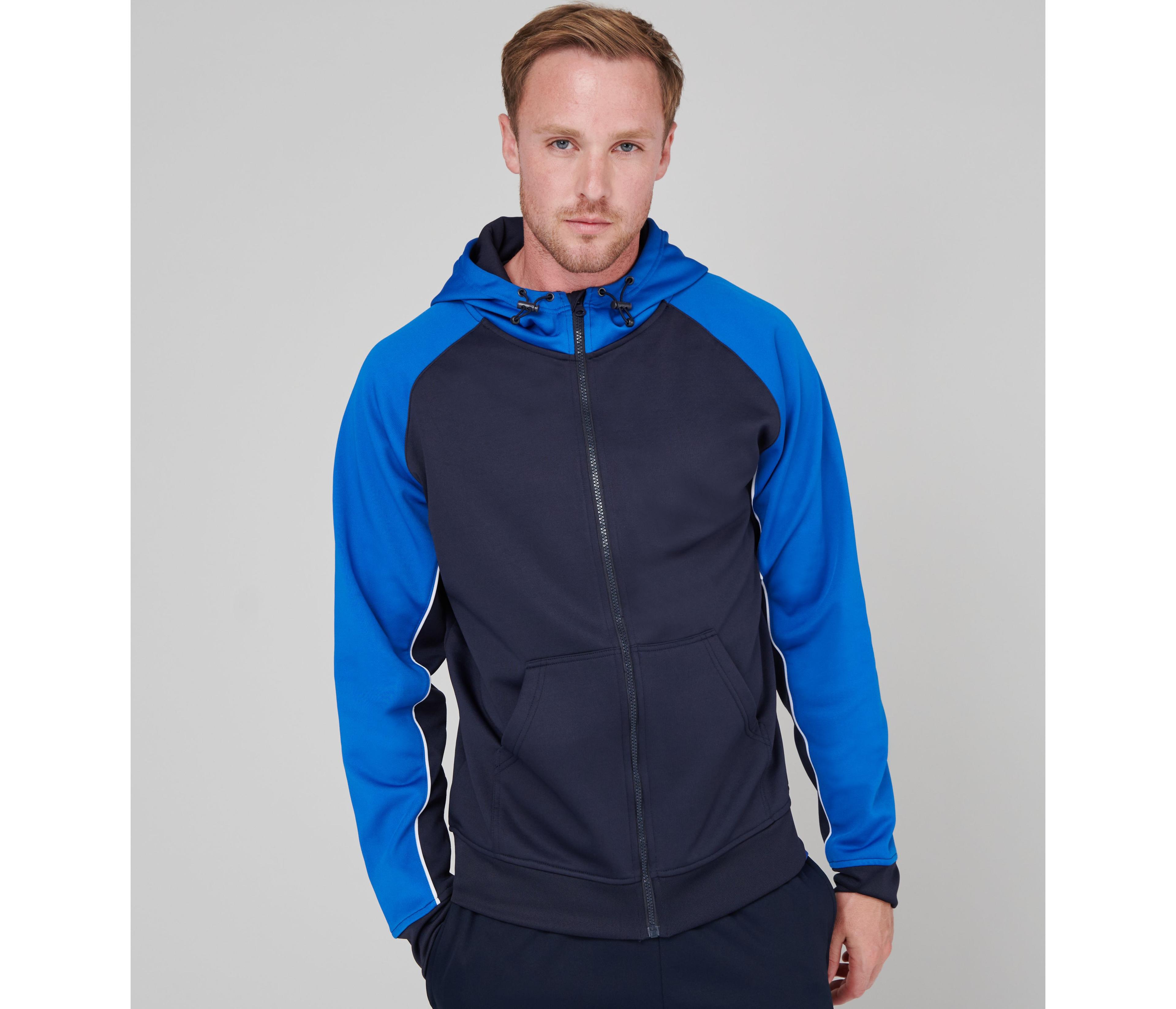 Sweat capuche contrasté