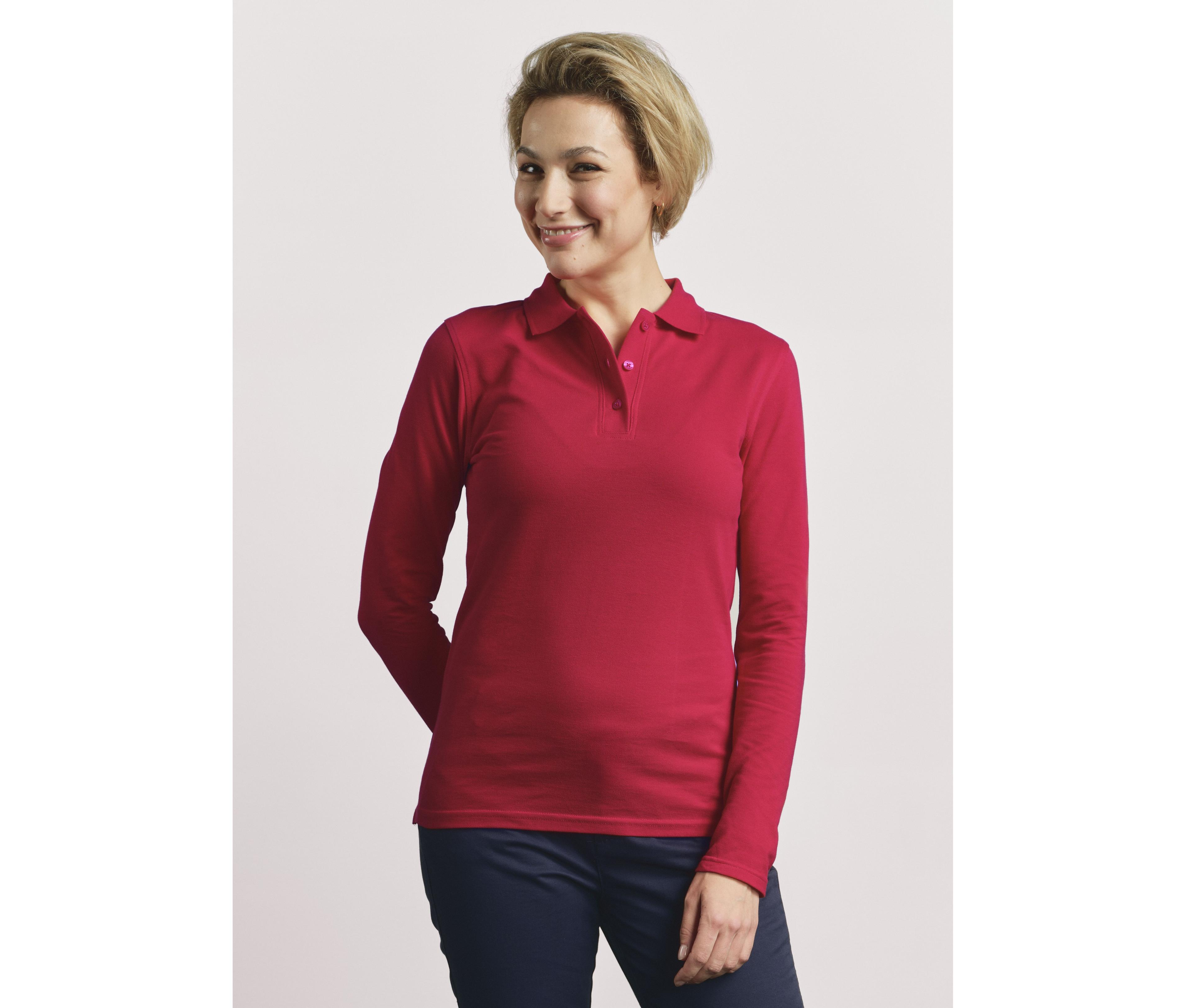 Polo femme manches longues 220