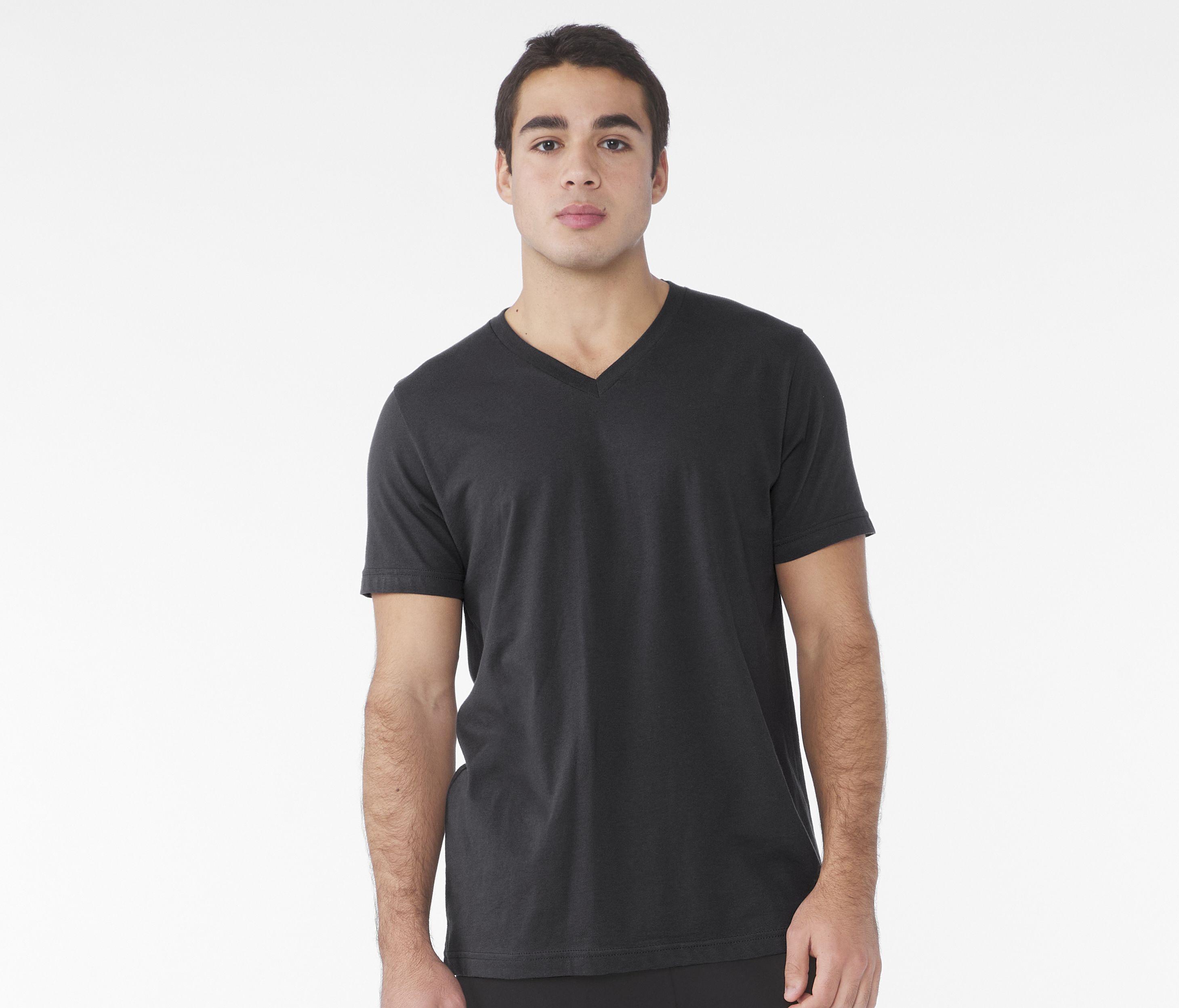 Tee-shirt unisexe col V