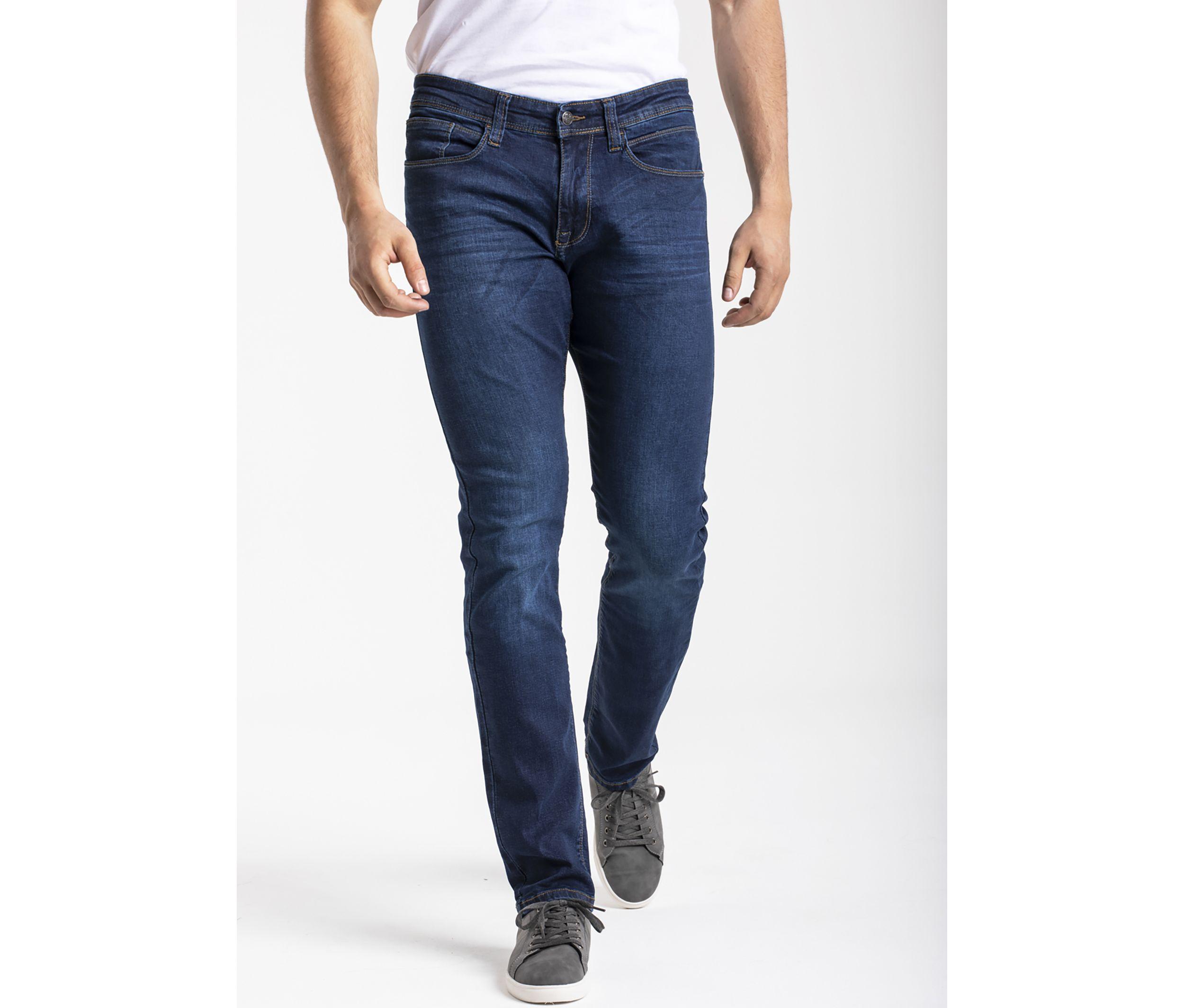 Jean homme ajusté stretch stone brossé