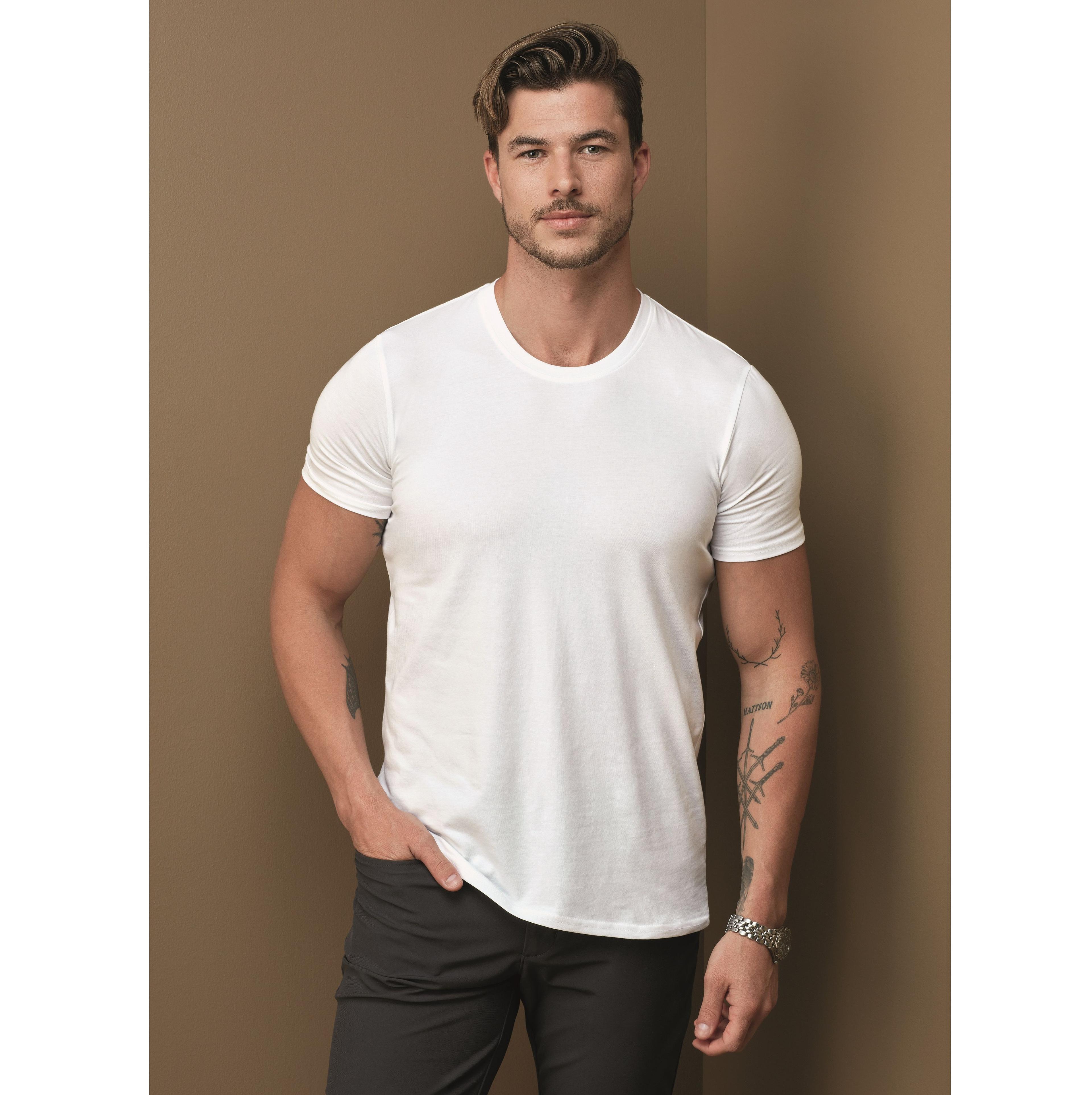Tee-shirt homme col rond