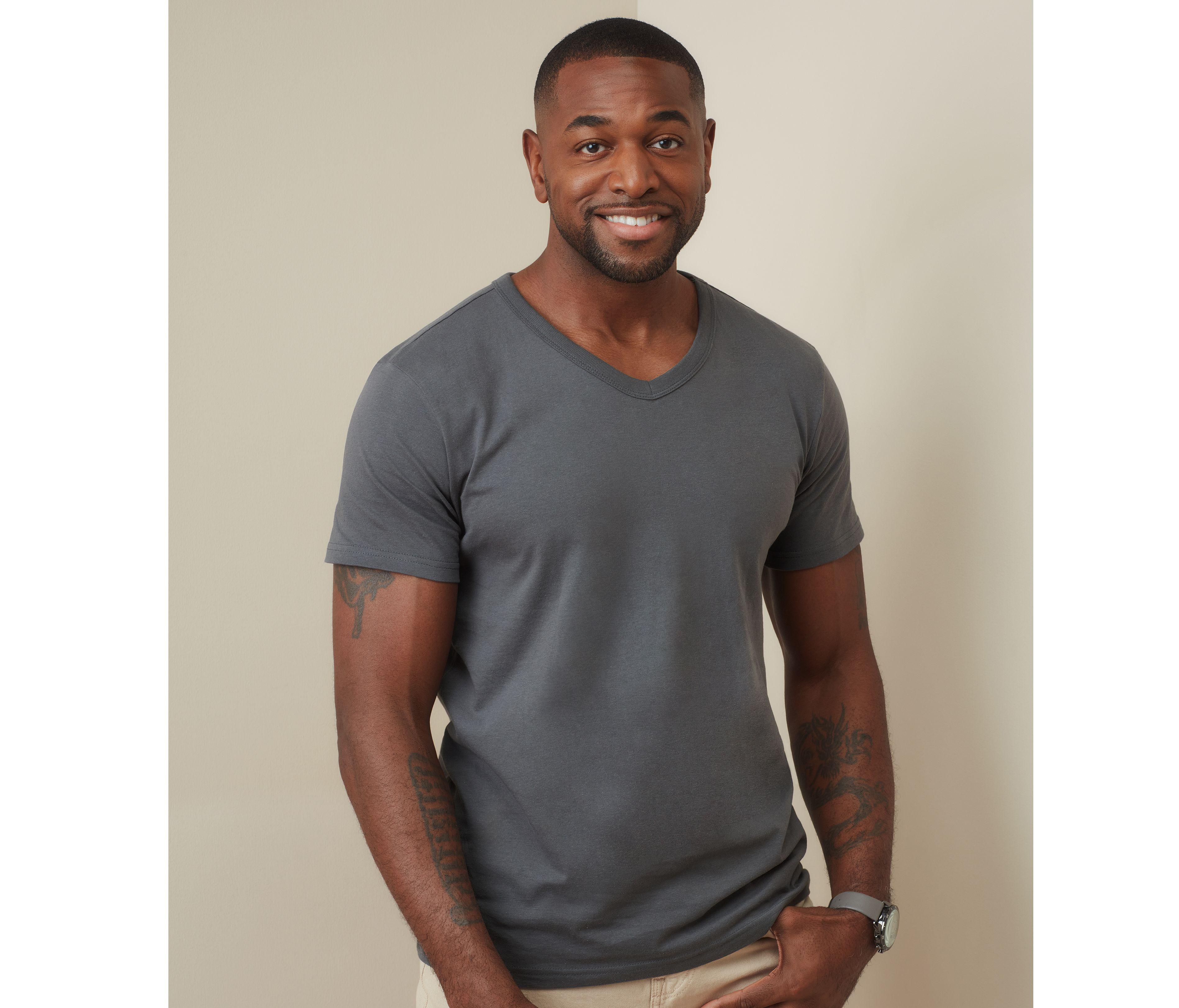 Tee-shirt homme col V