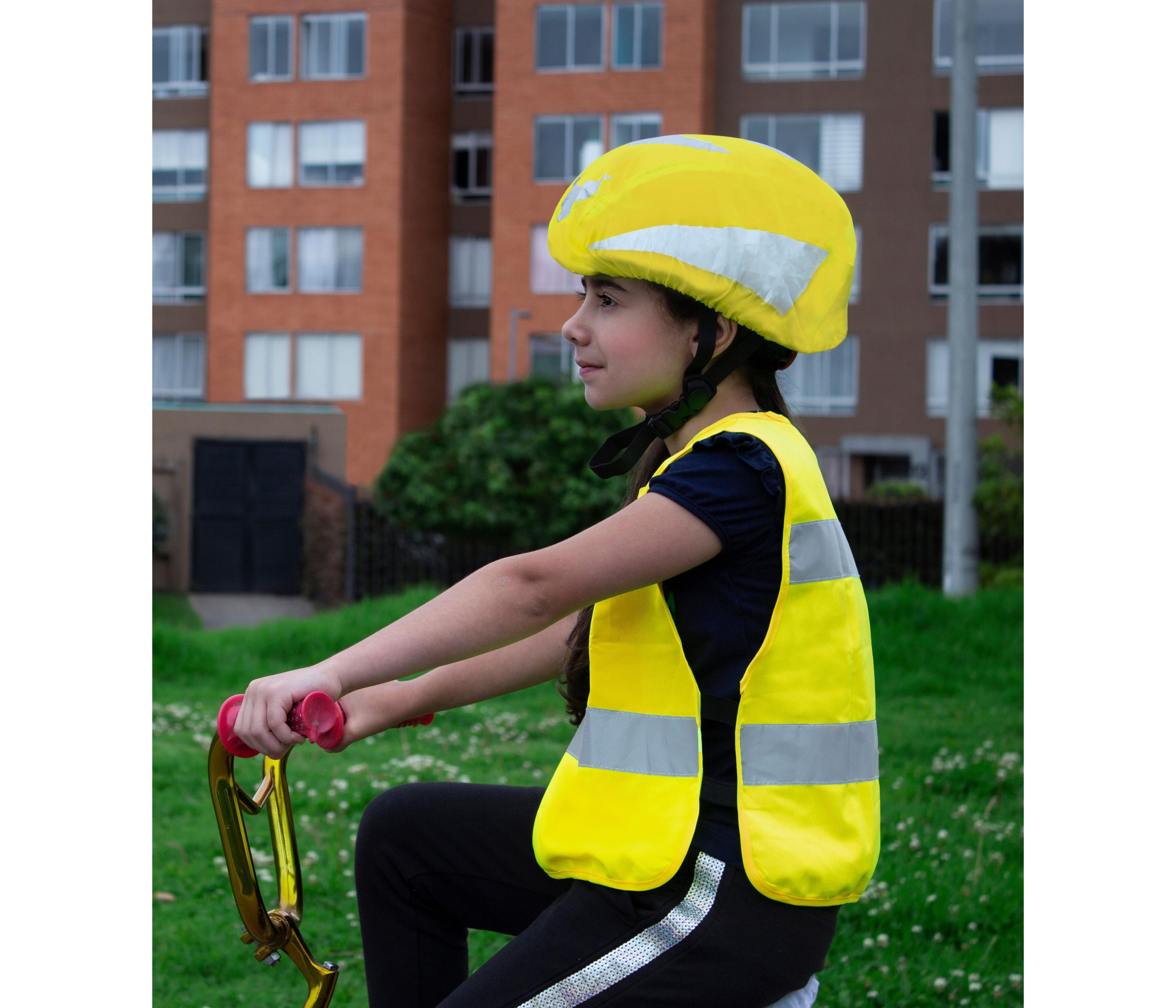 Housse de casque haute visibilité