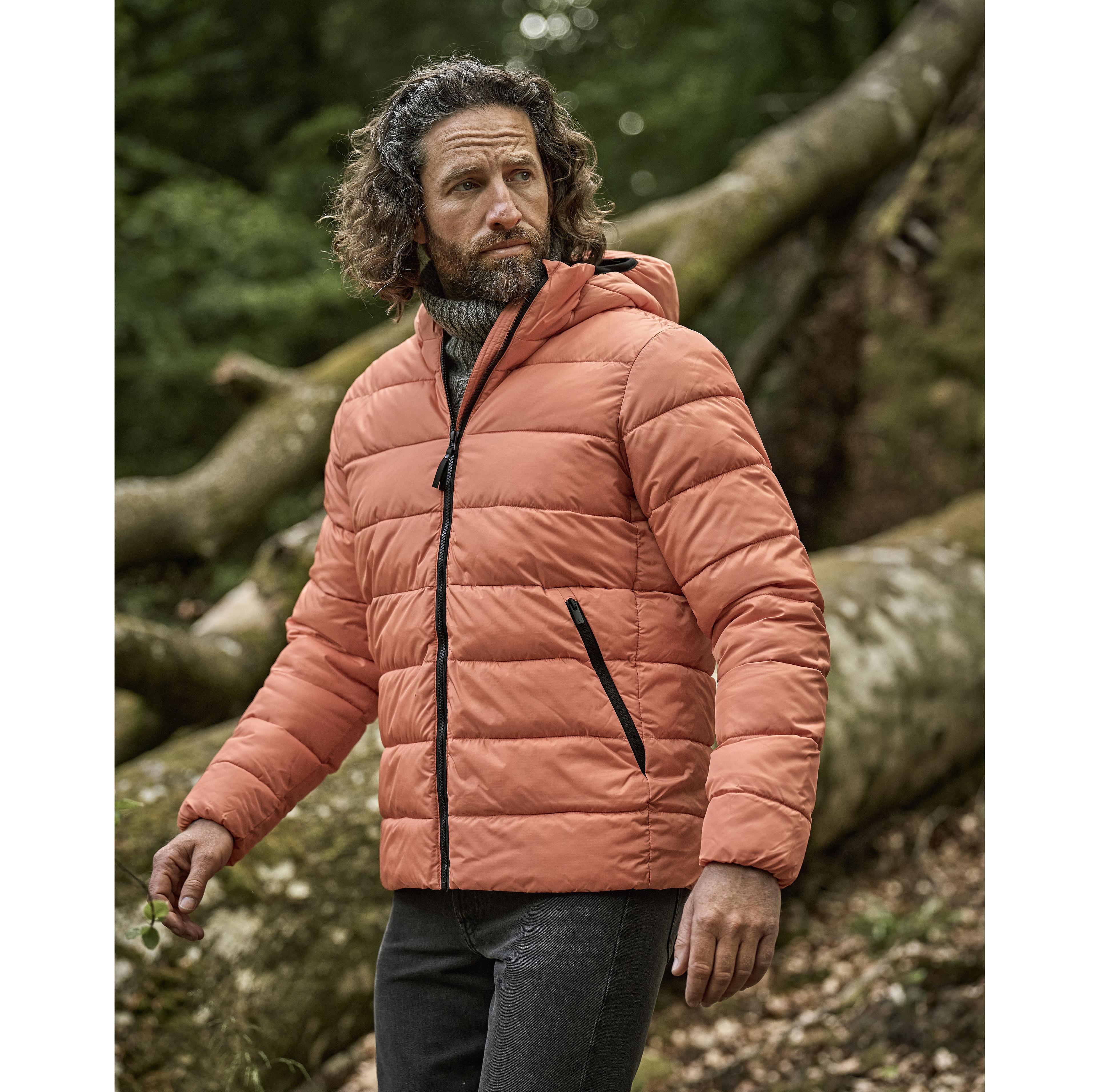 Doudoune à capuche en polyester recyclé