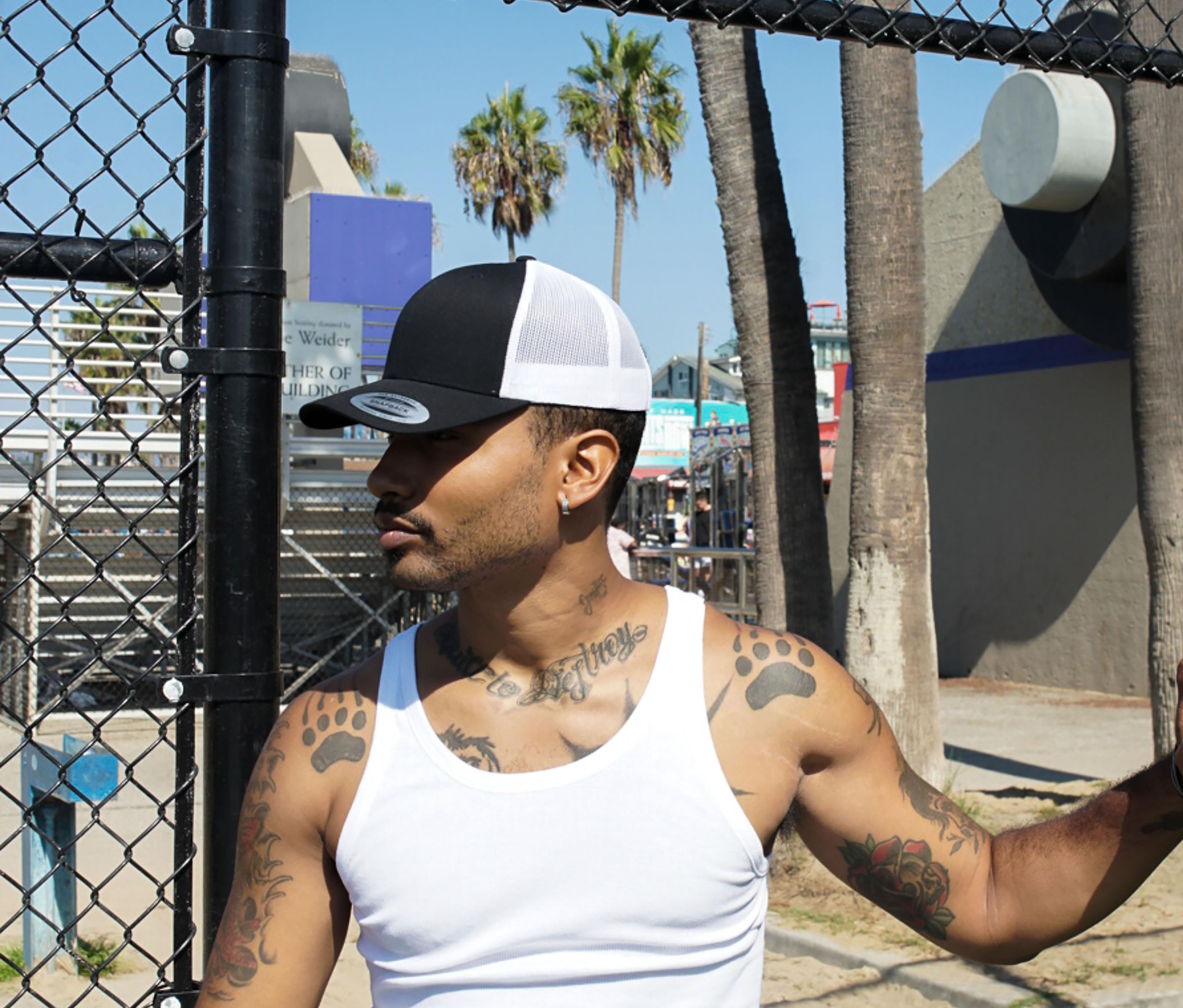 Casquette style trucker en polyester recyclé