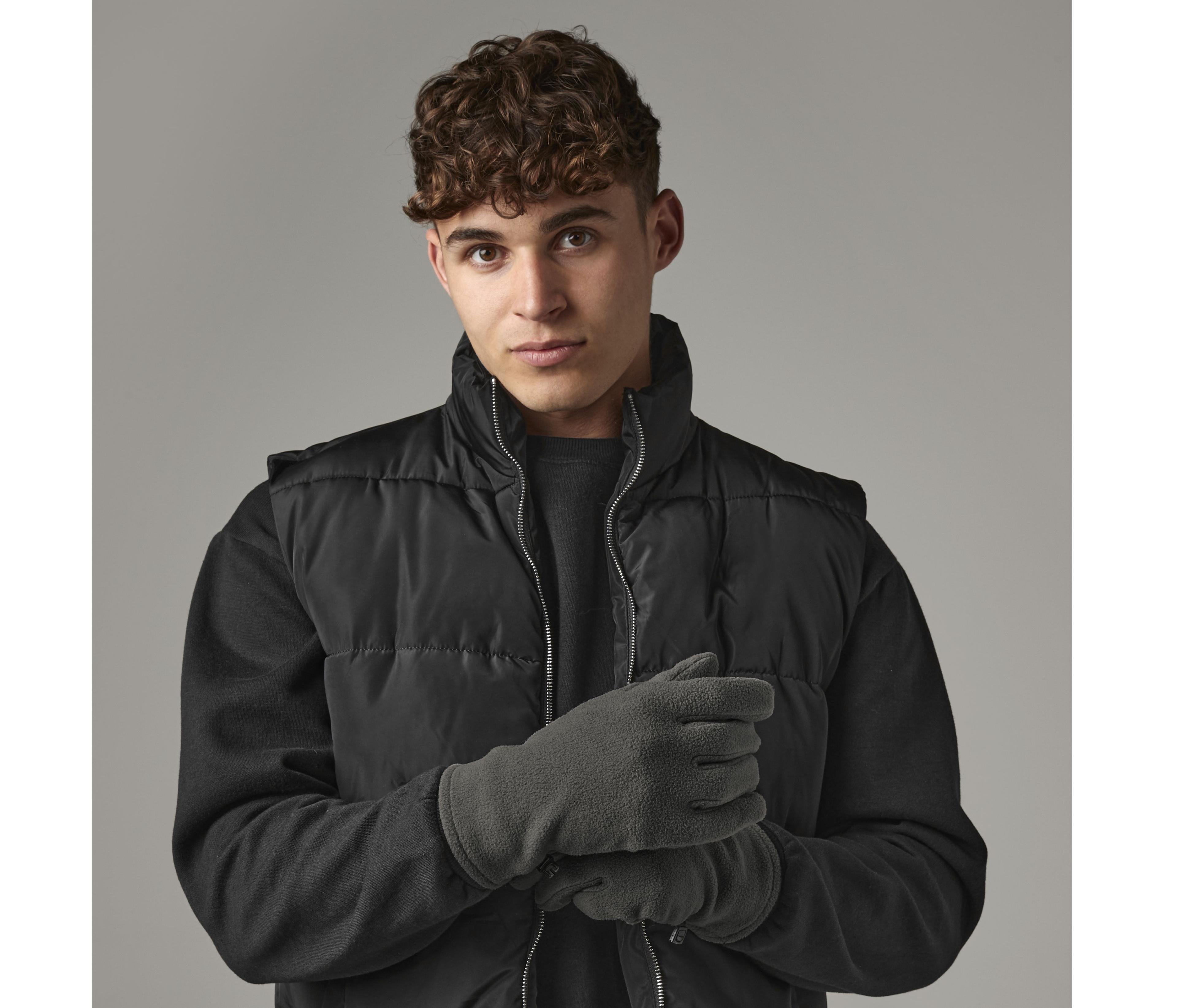 Gants polaire en polyester recyclé