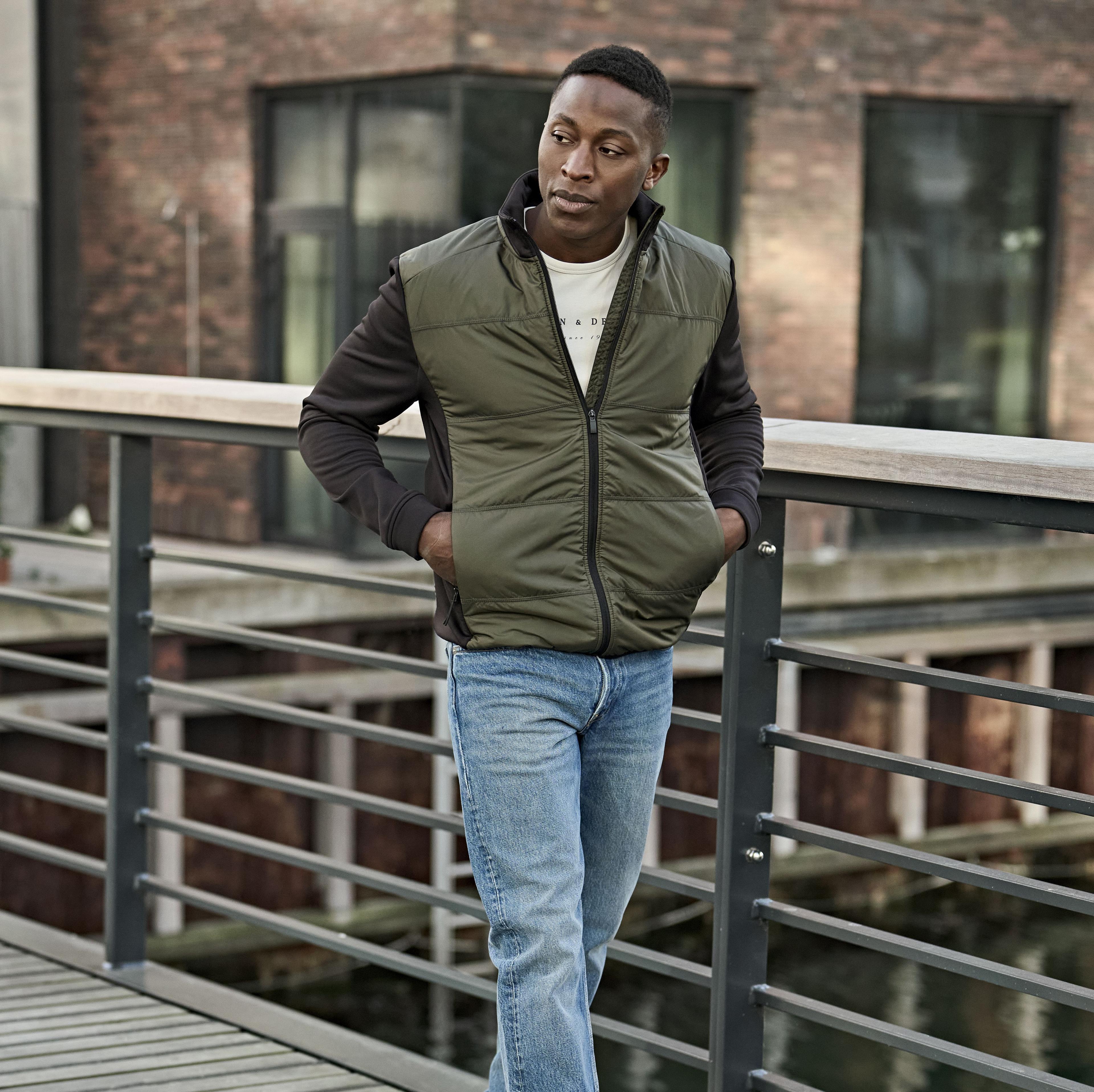 Veste bi-matière
