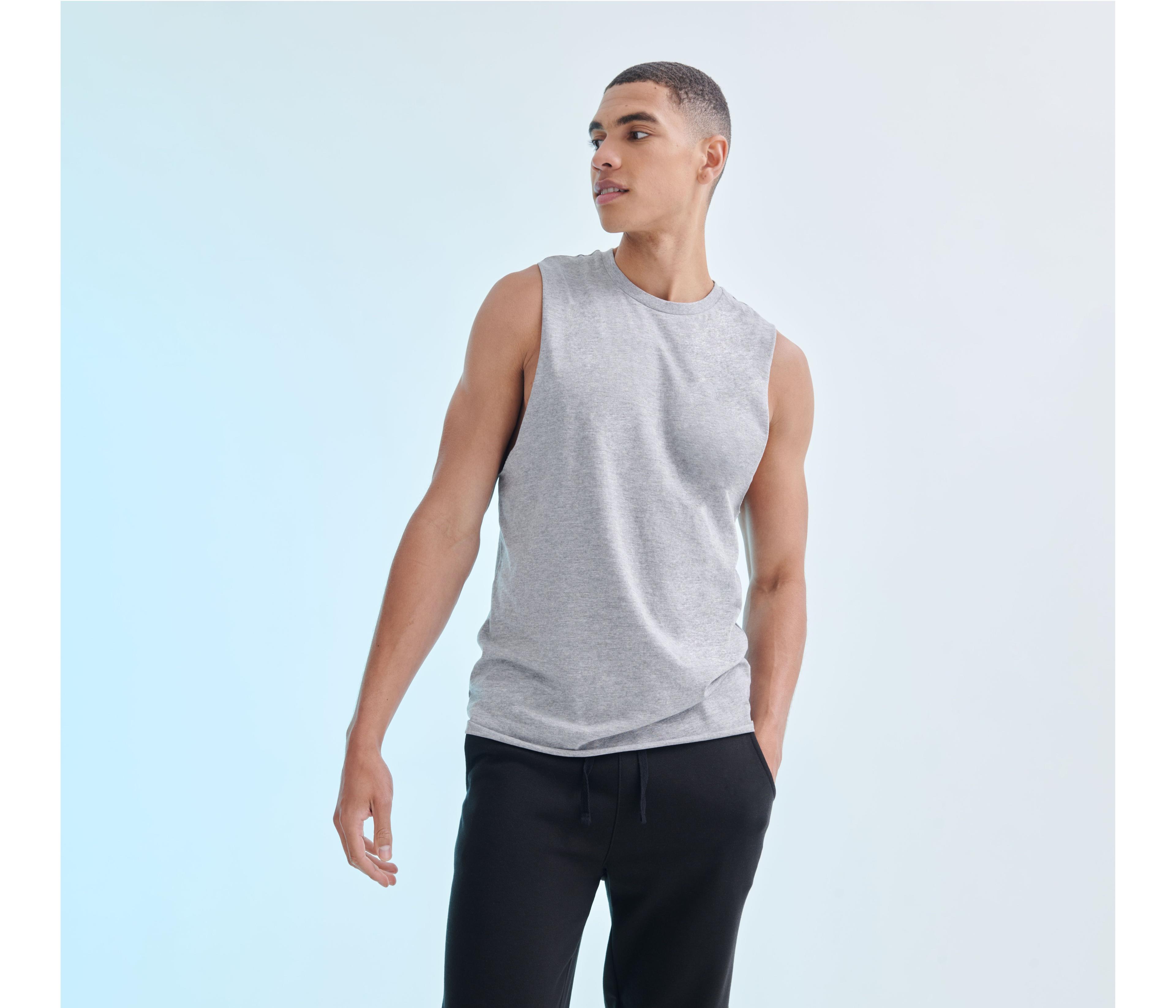Débardeur homme emmanchures échancrées