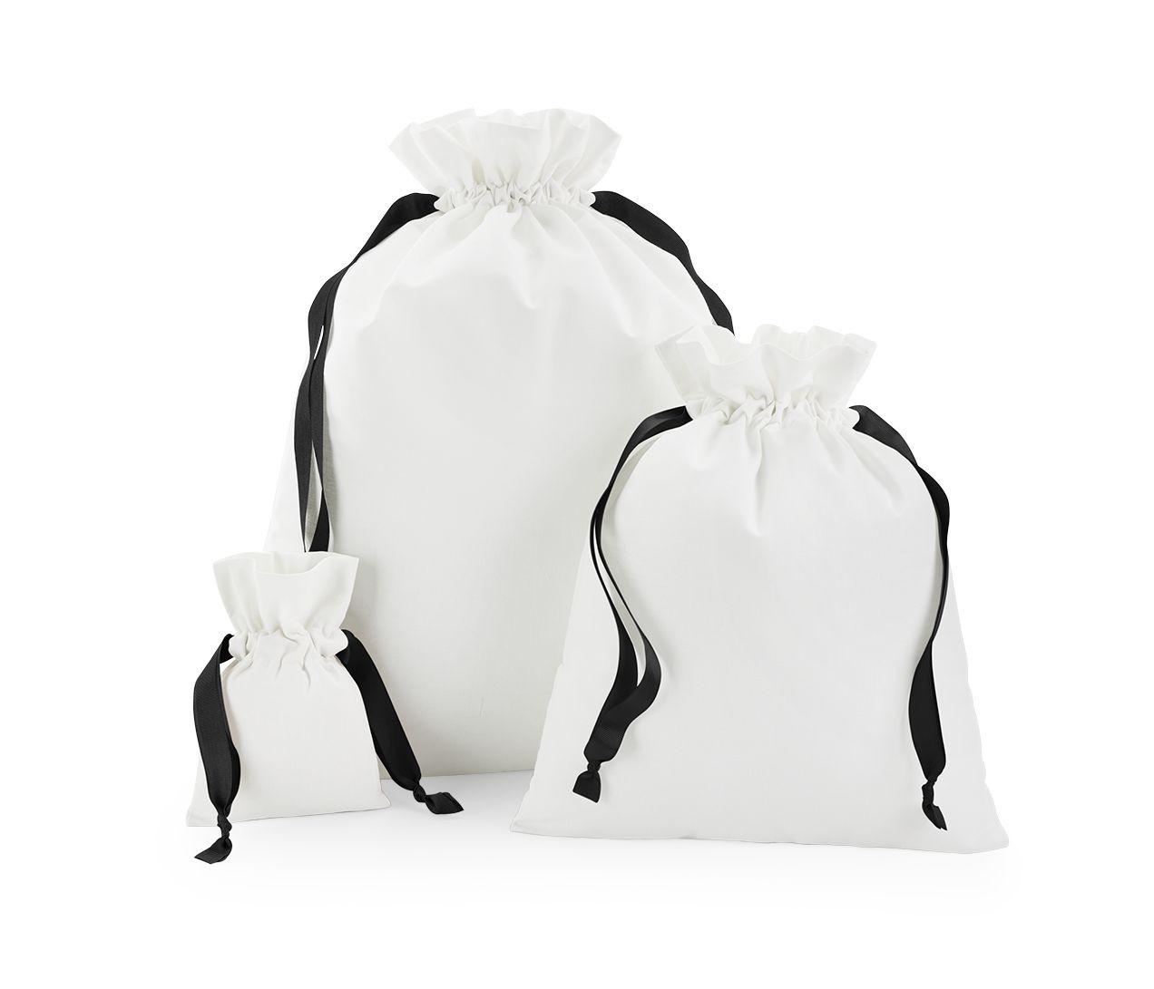 Sac en coton avec ruban