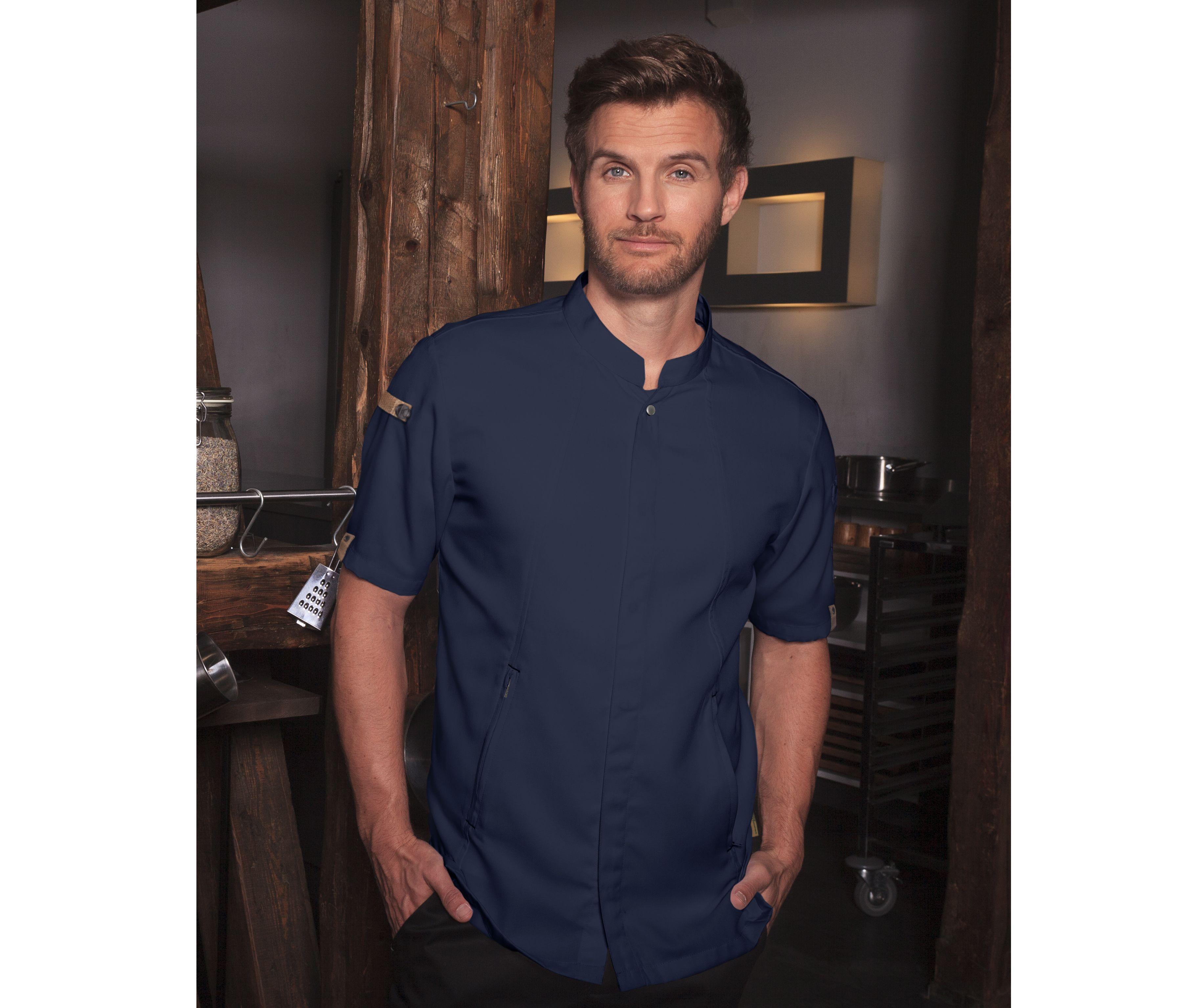 Veste de cuisiner manches courtes écoresponsable