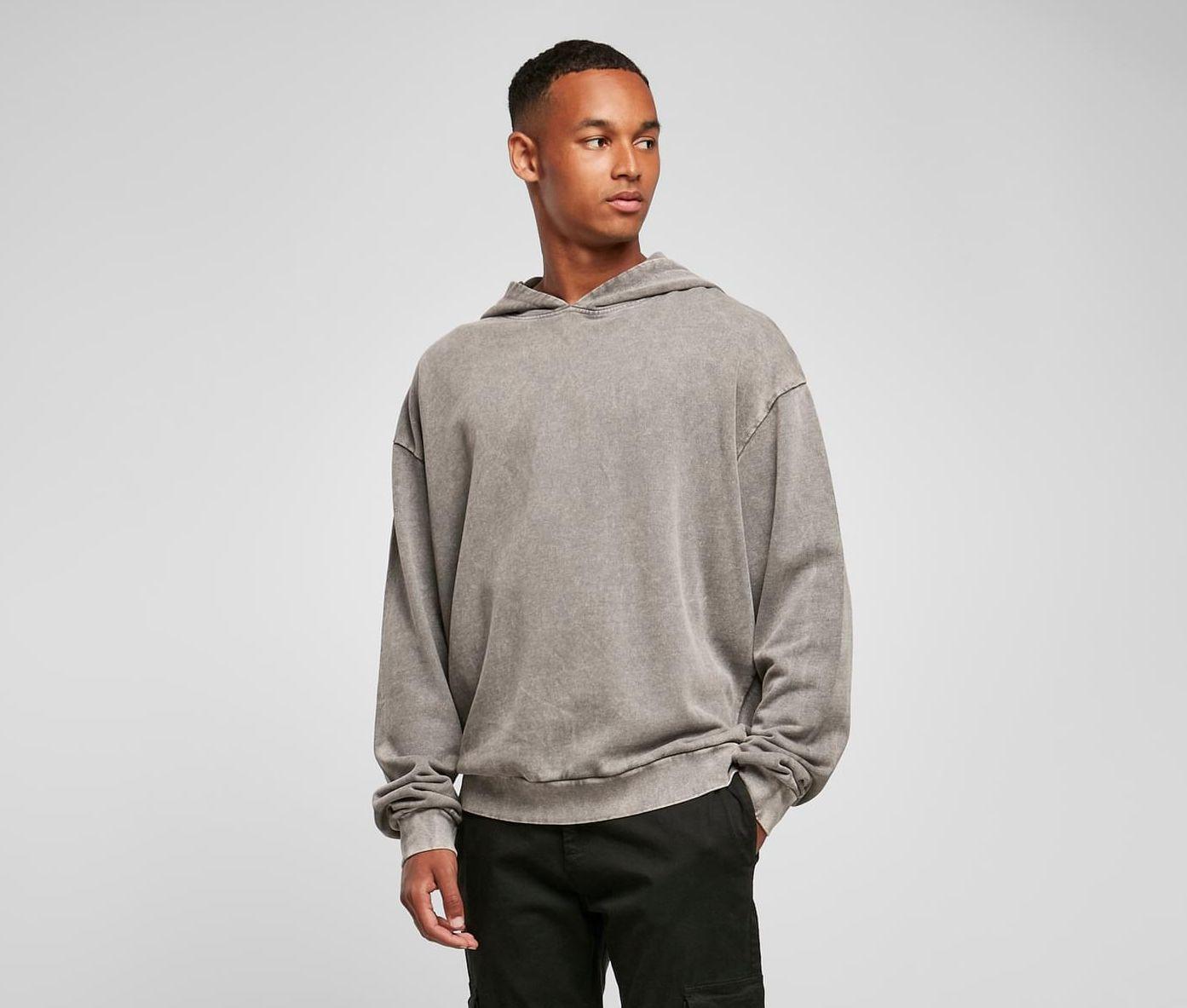 Sweat à capuche décoloré