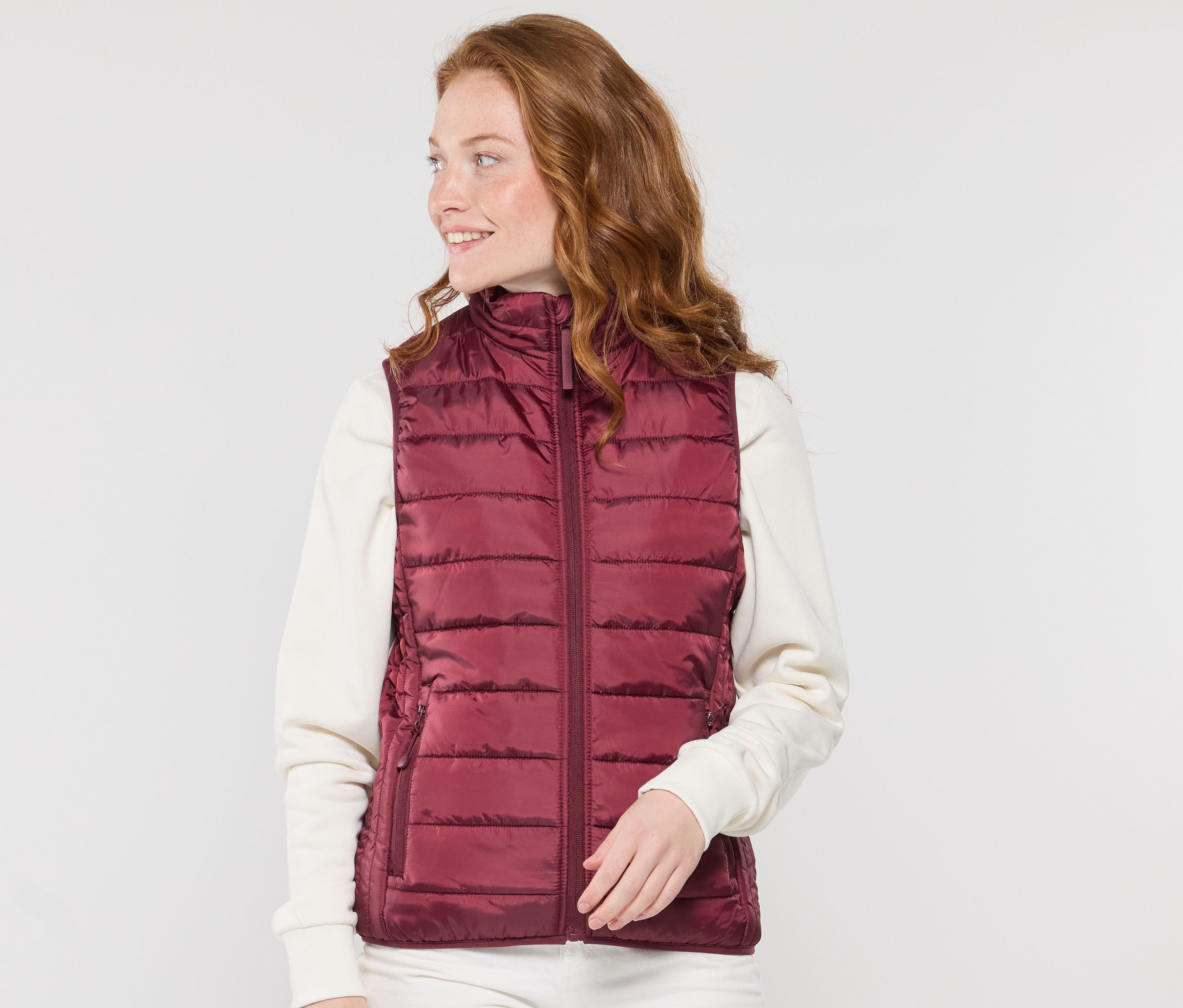 Bodywarmer femme  en  polyester recyclé