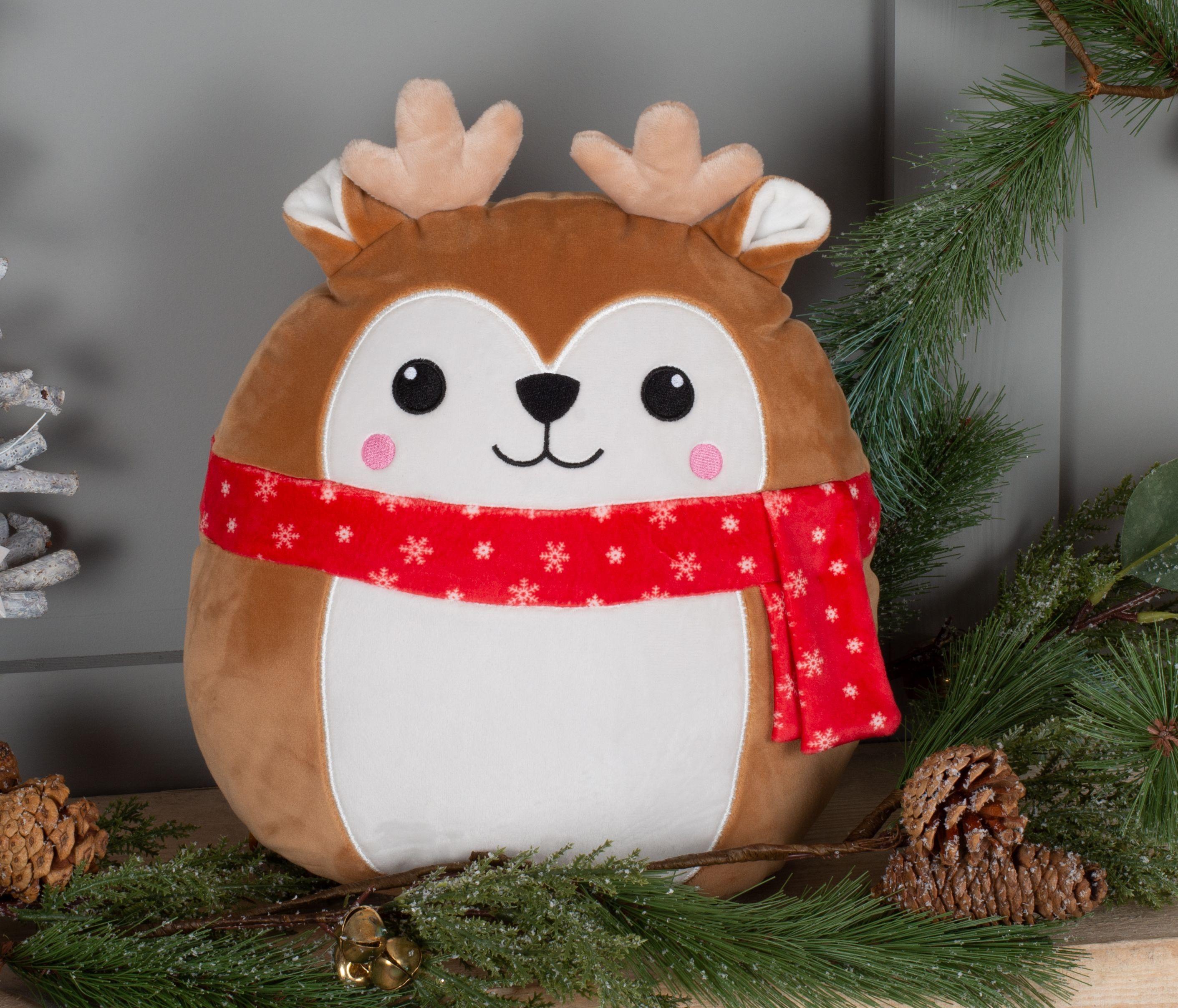 Peluche cerf de Noël
