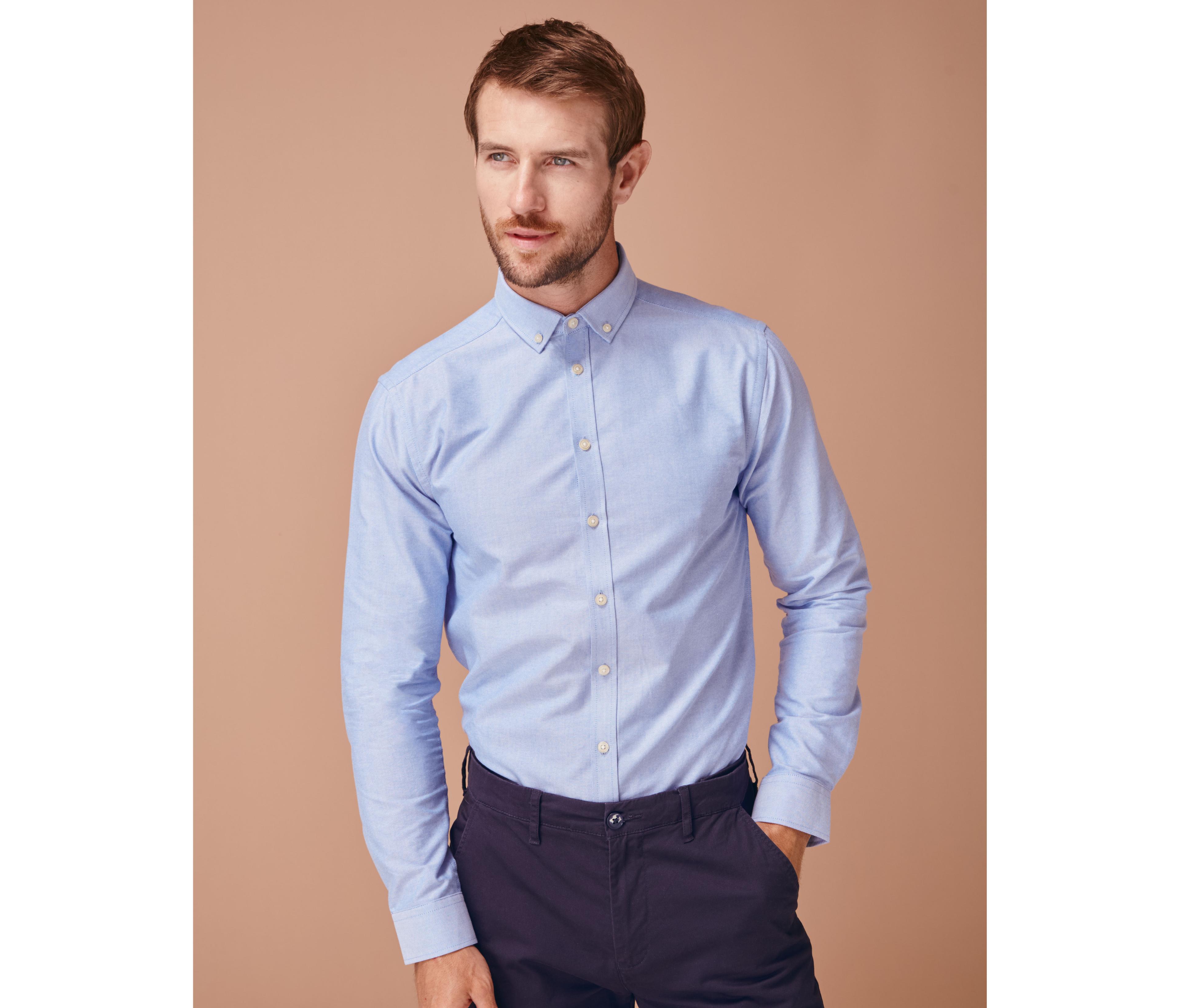 Chemise Oxford & slim homme