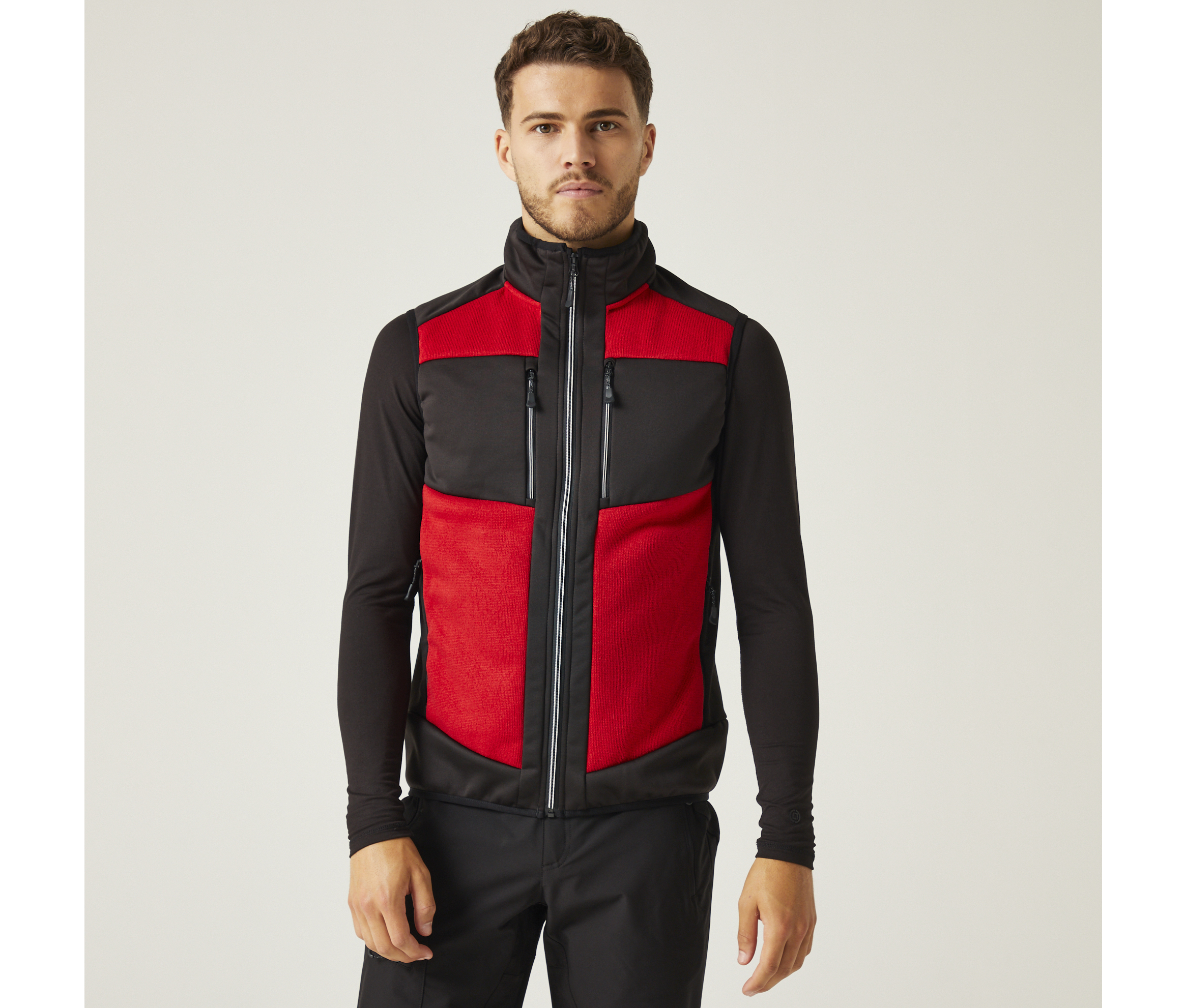 Bodywarmer bi-matière