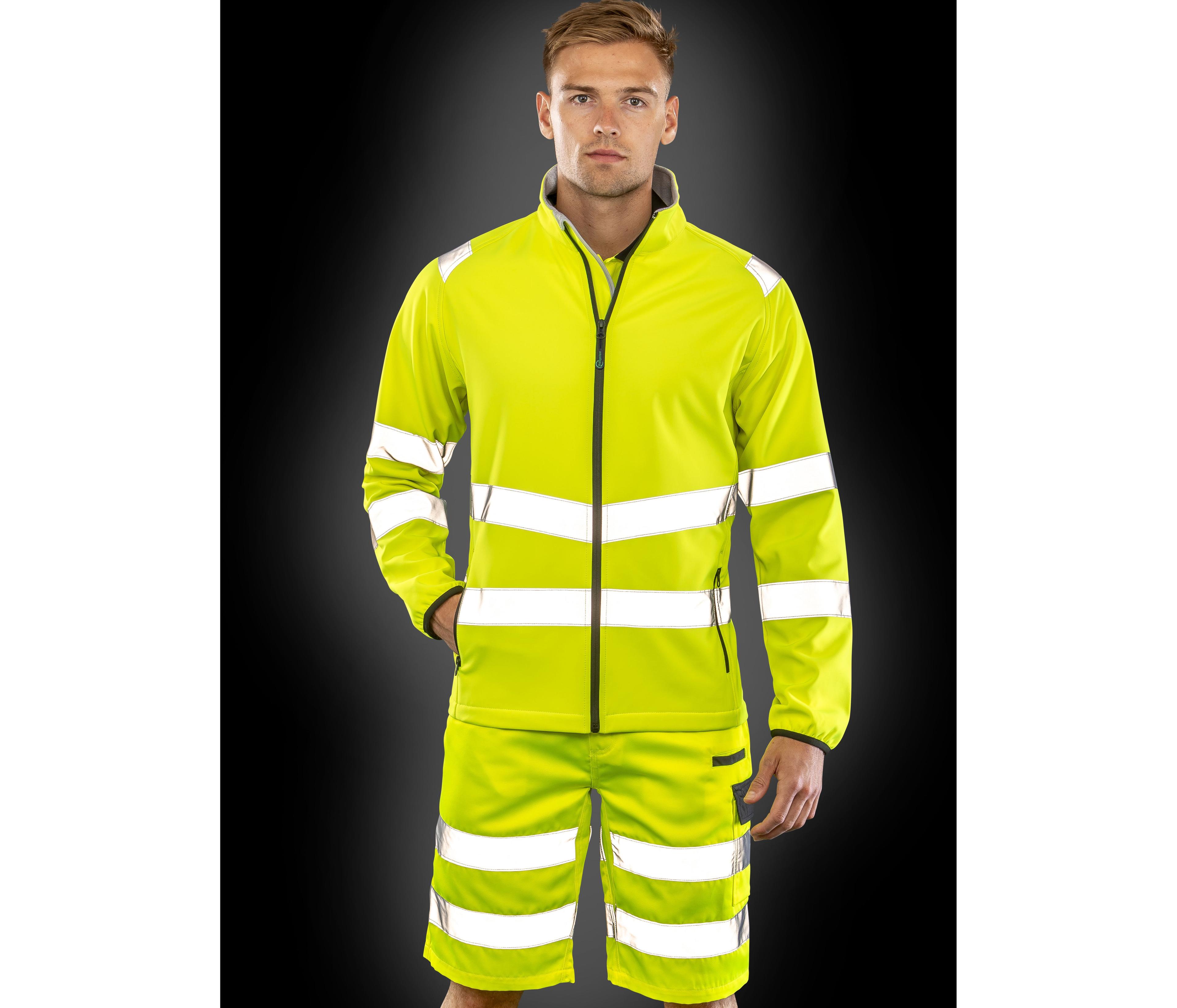 Veste Softshell 2 couches haute visibilité