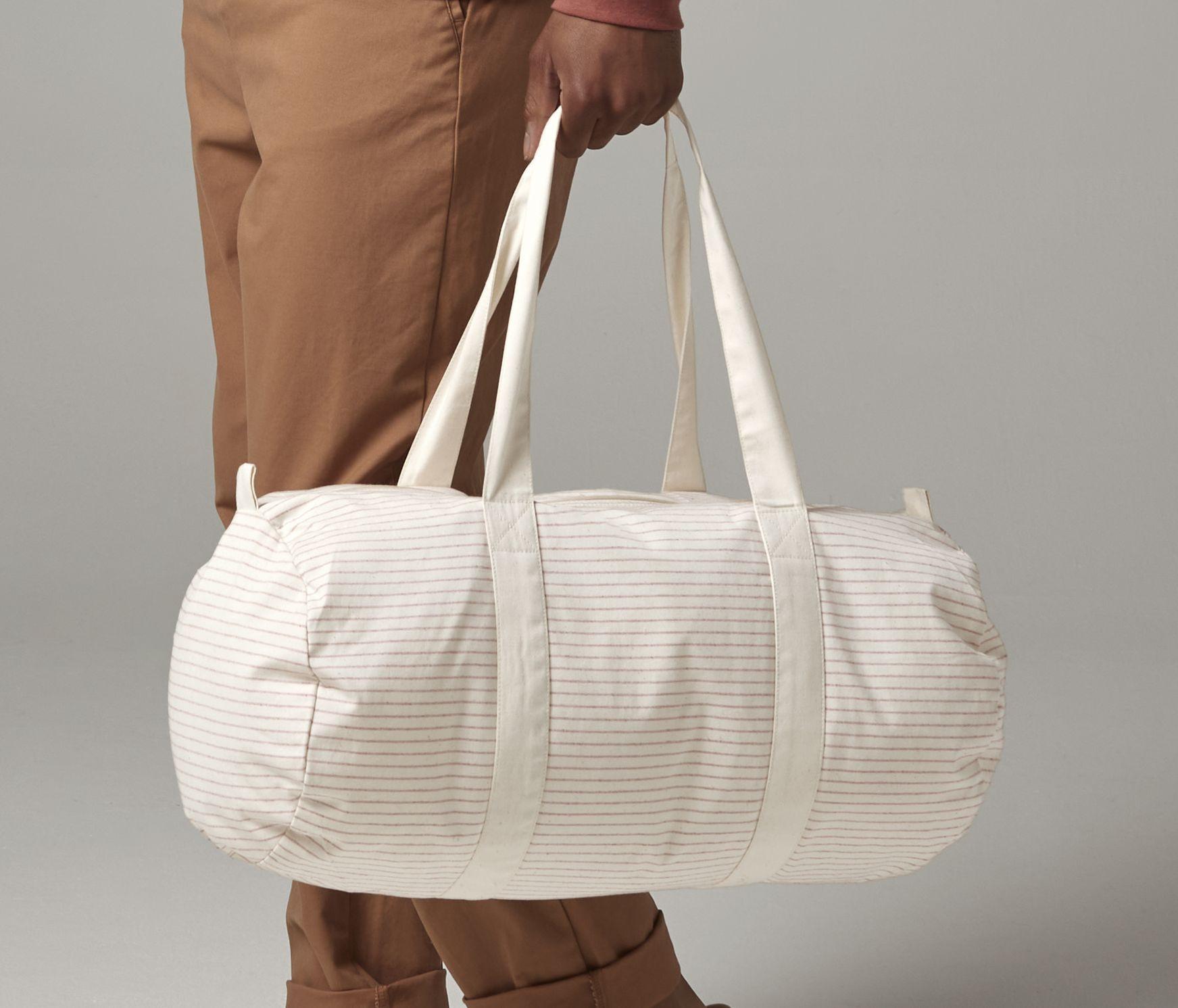 Sac de voyage rayé