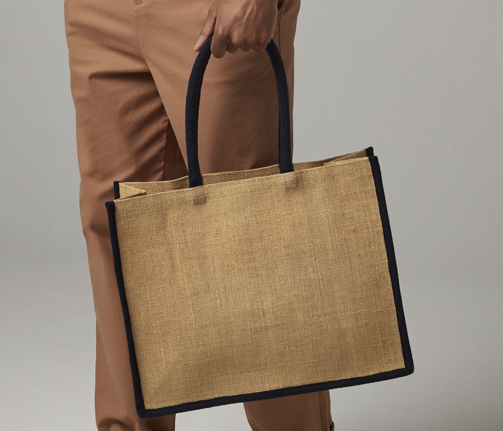 Sac shopping en toile de jute