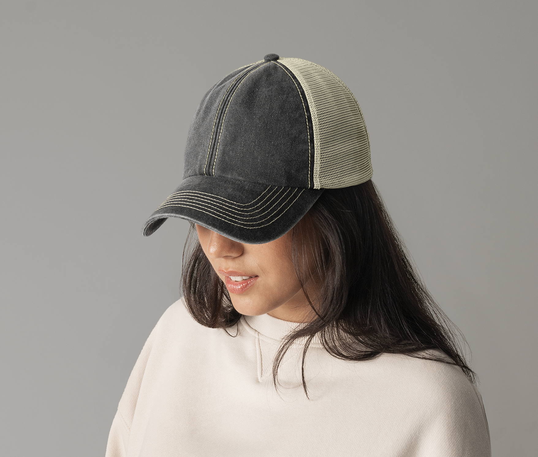 Casquette trucker 6 pans