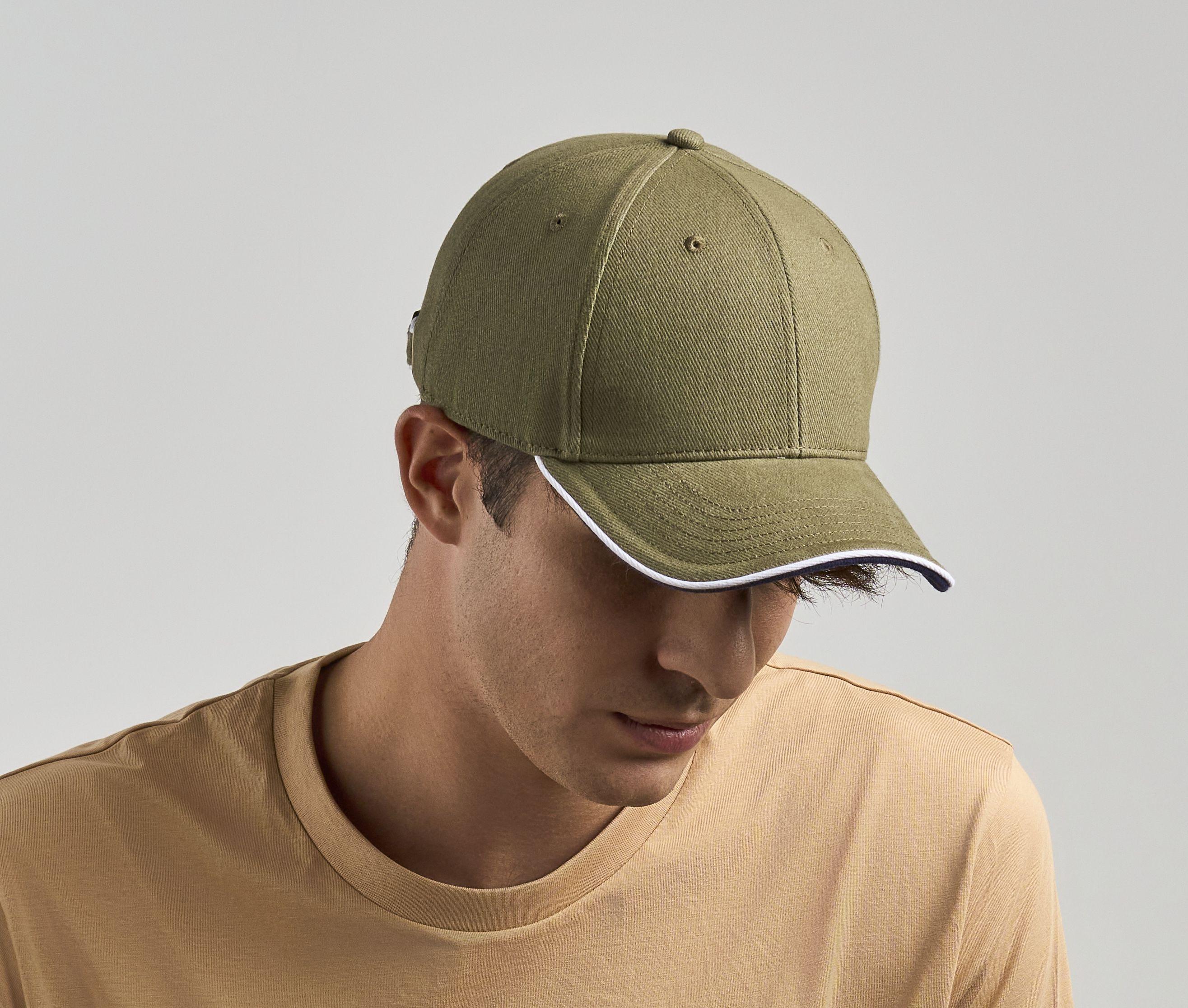 Casquette 6 pans contrastée
