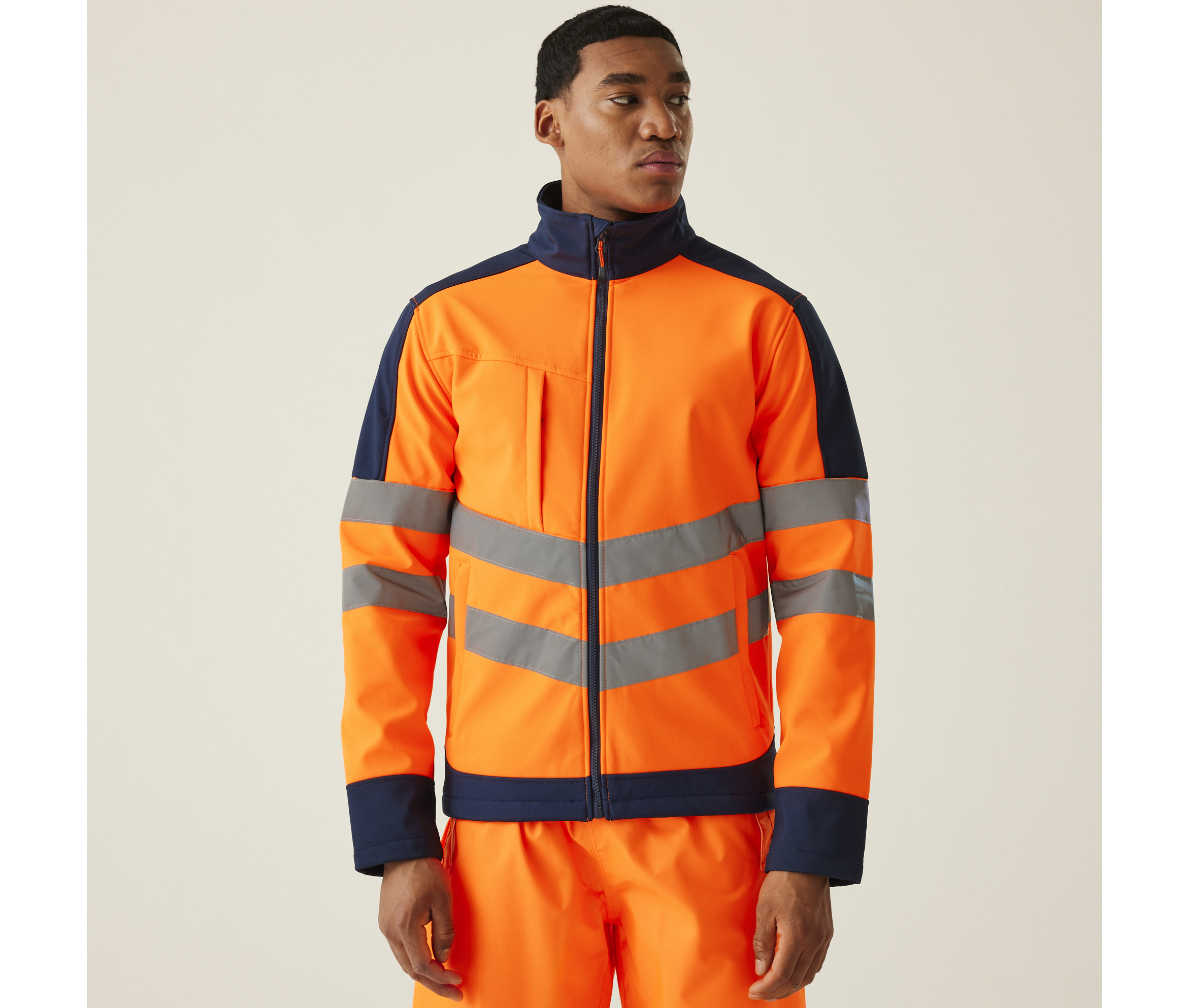 Veste Softshell 3 couches haute visibilité