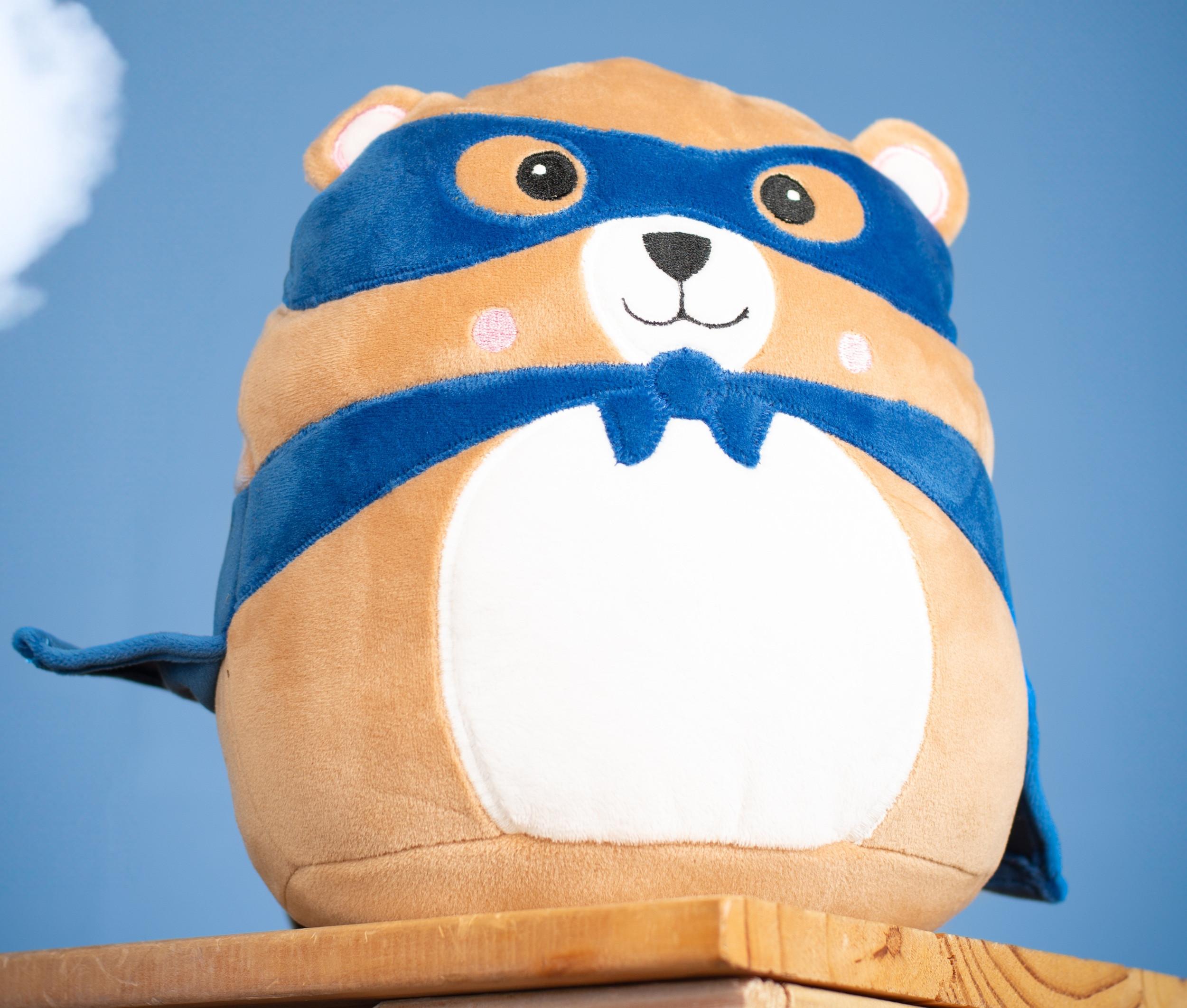 Ours super héro en peluche