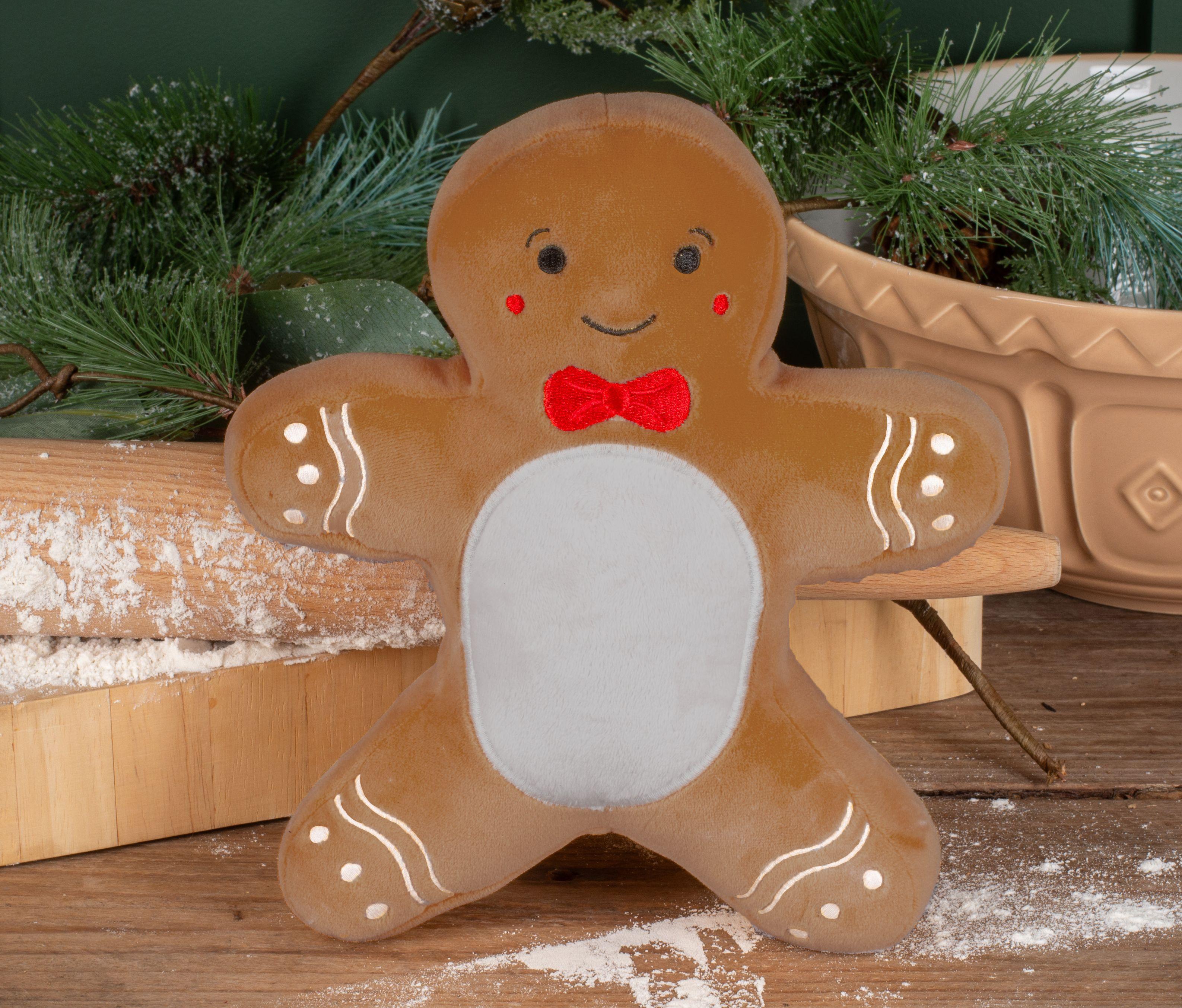 Peluche bonhomme en pain d'épice