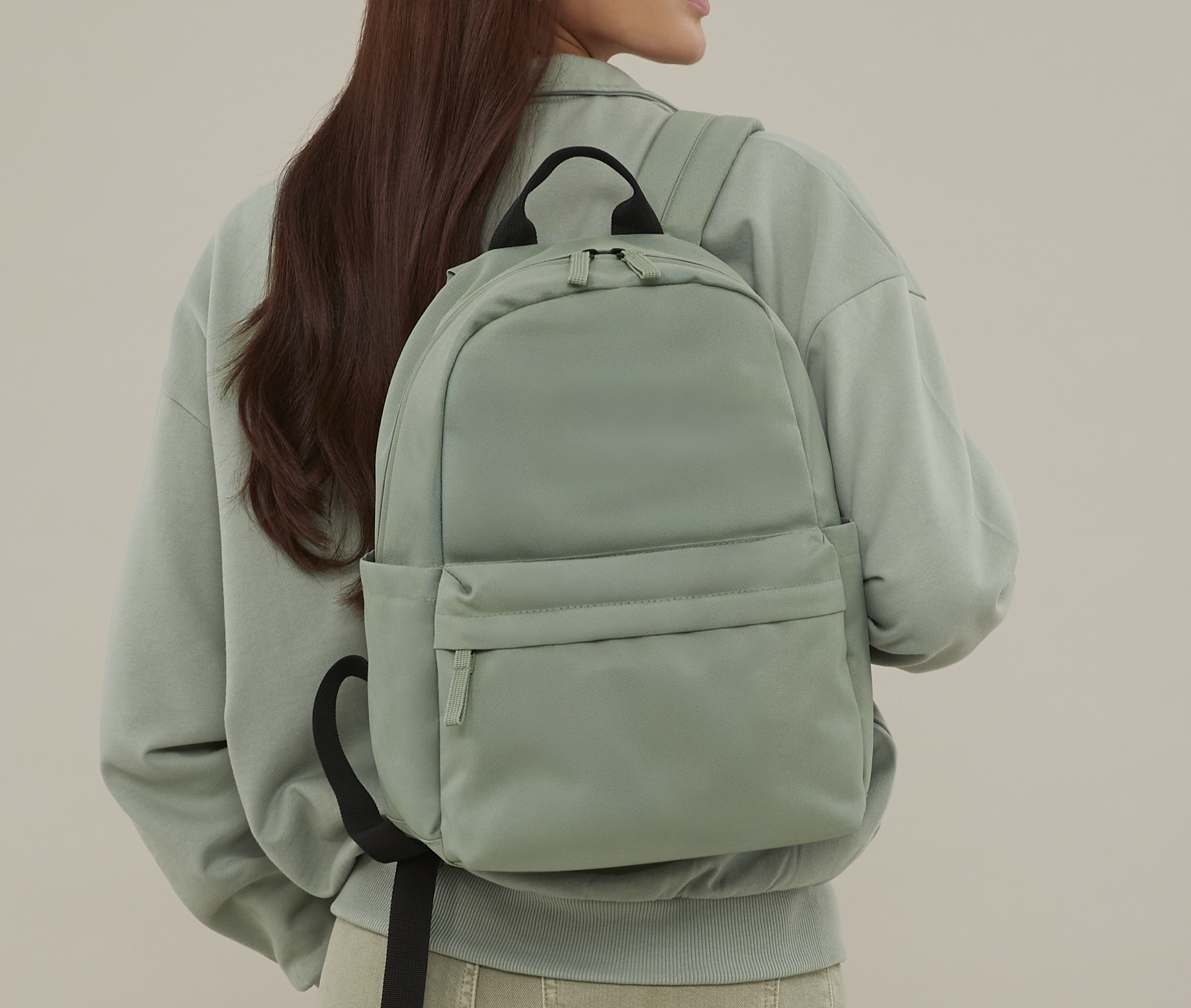 Petit sac à dos en polyester recyclé
