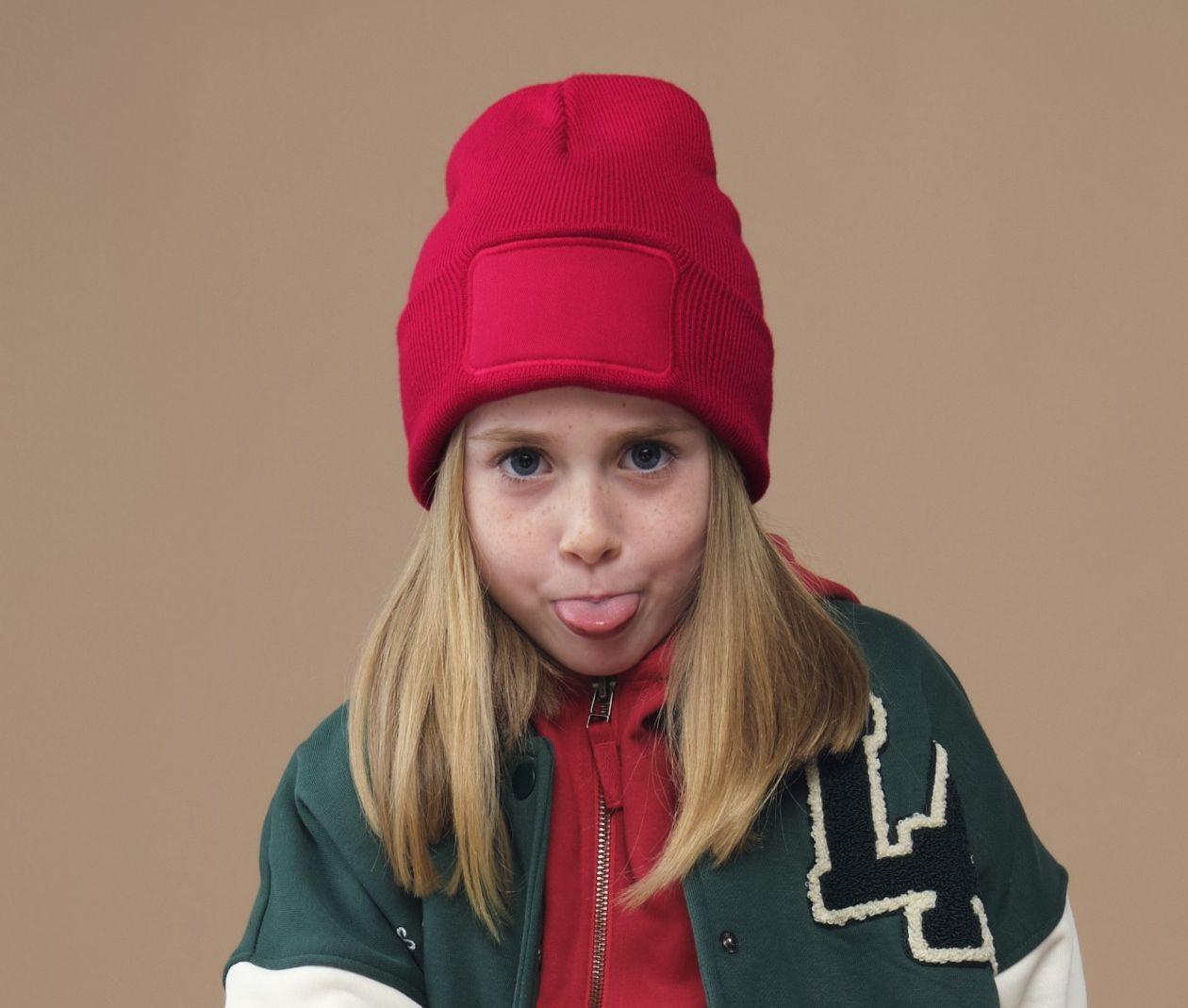 Bonnet enfant avec empiècement