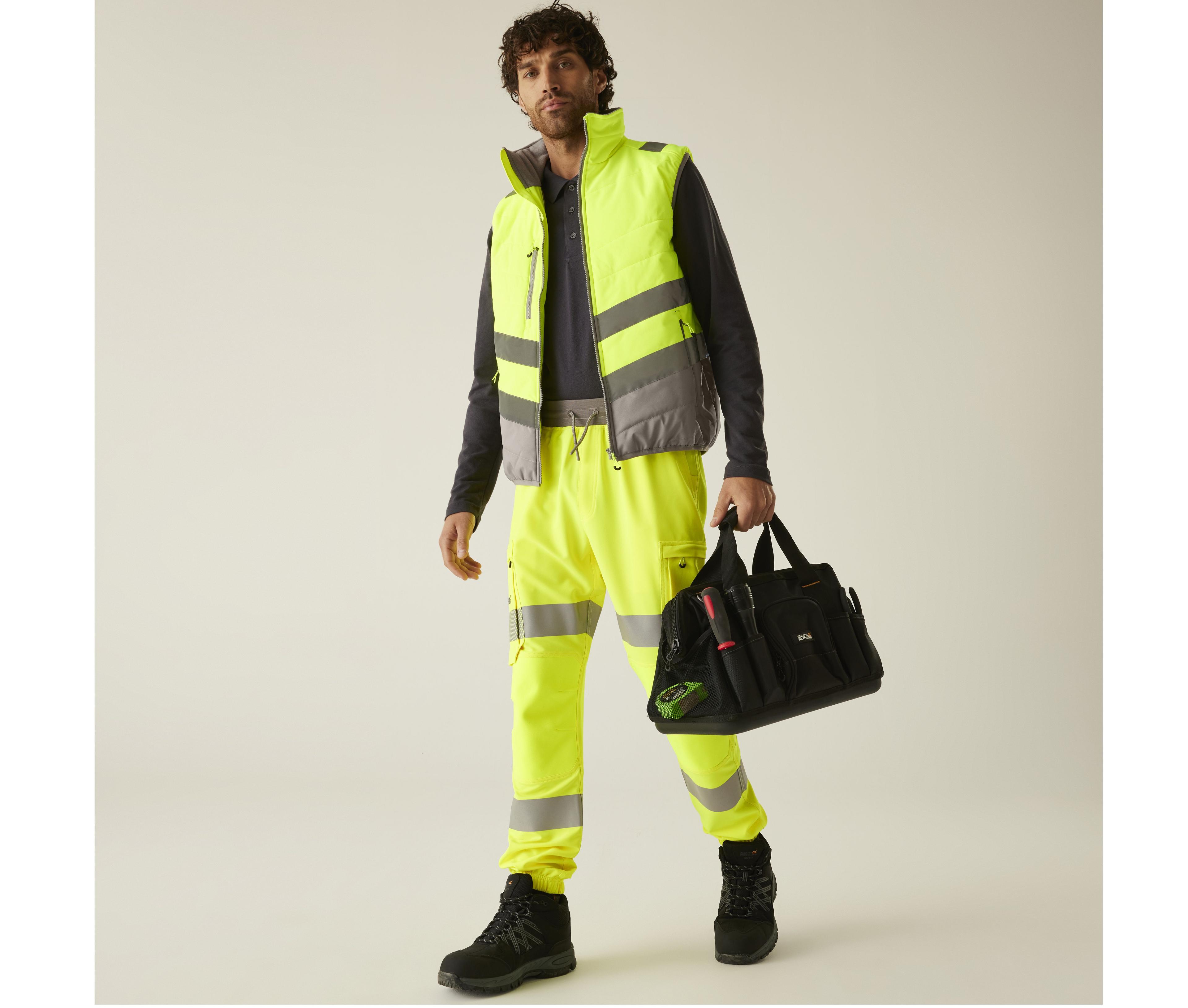 Bodywarmer matelassé visibilité augmentée