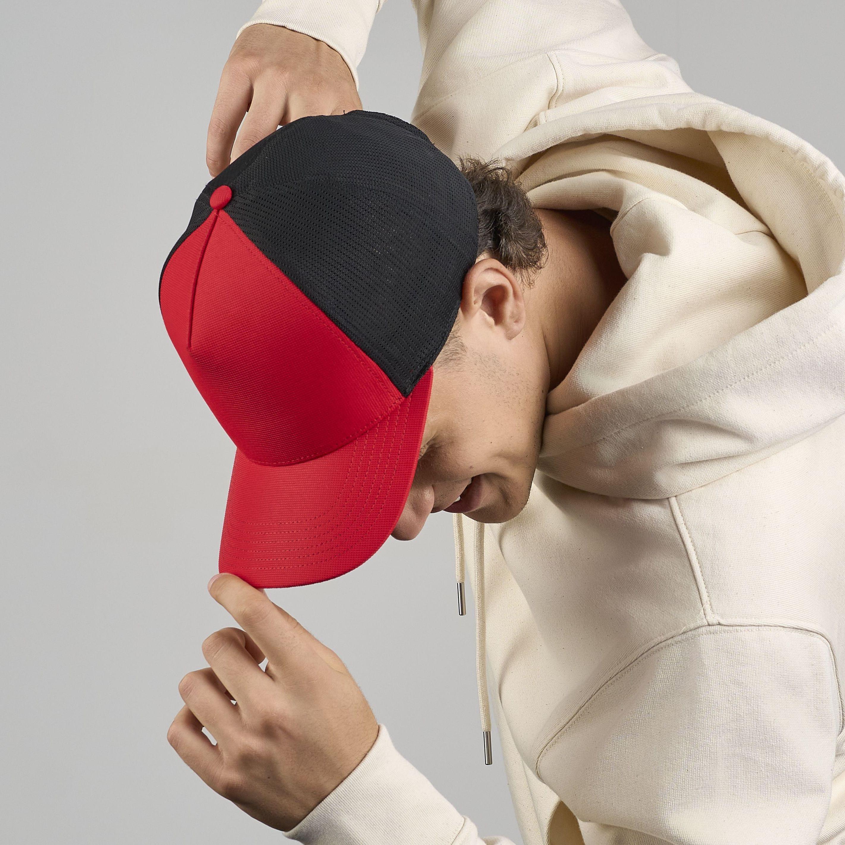 Casquette 5 pans respirante