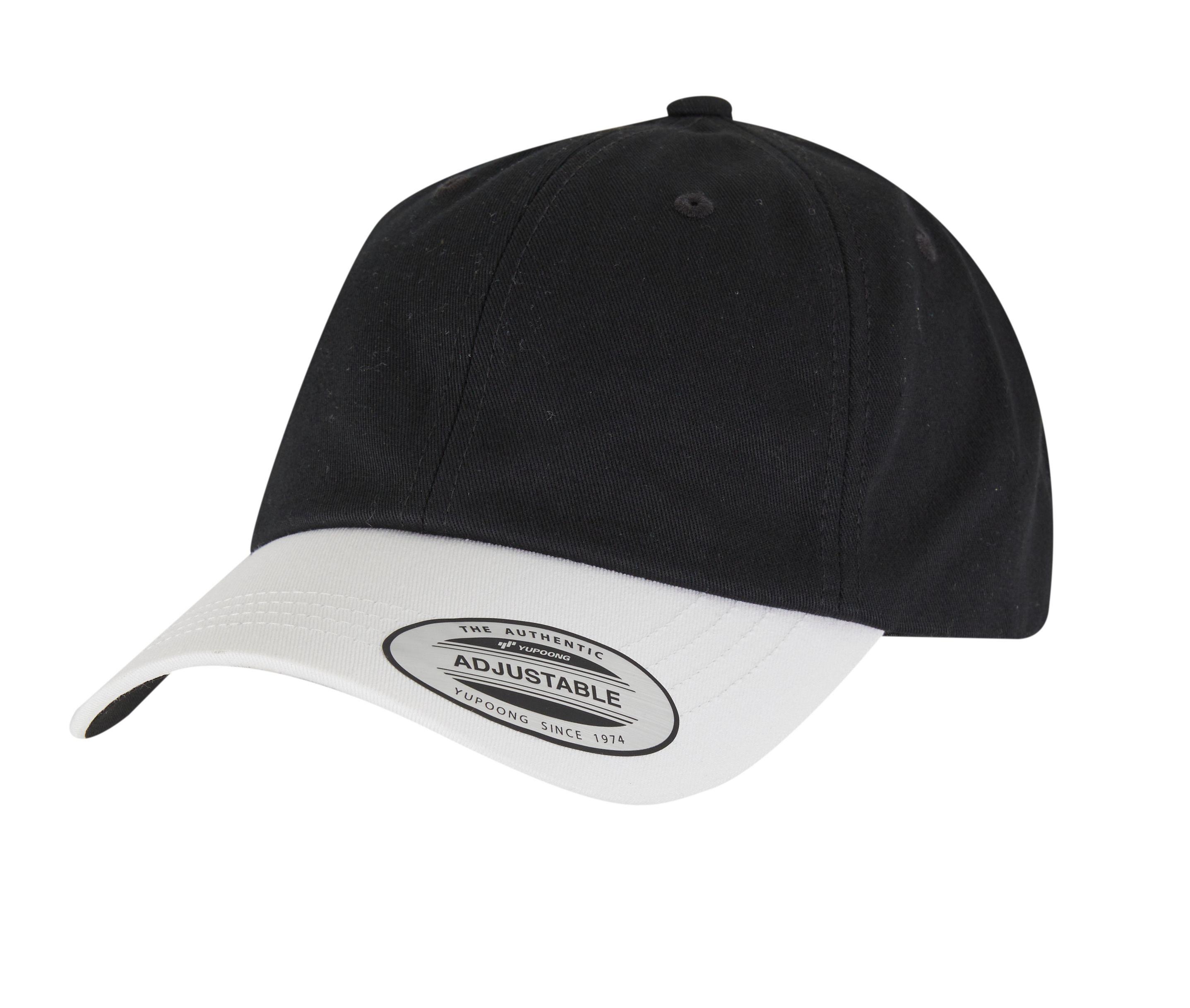 Casquette basse bicolore