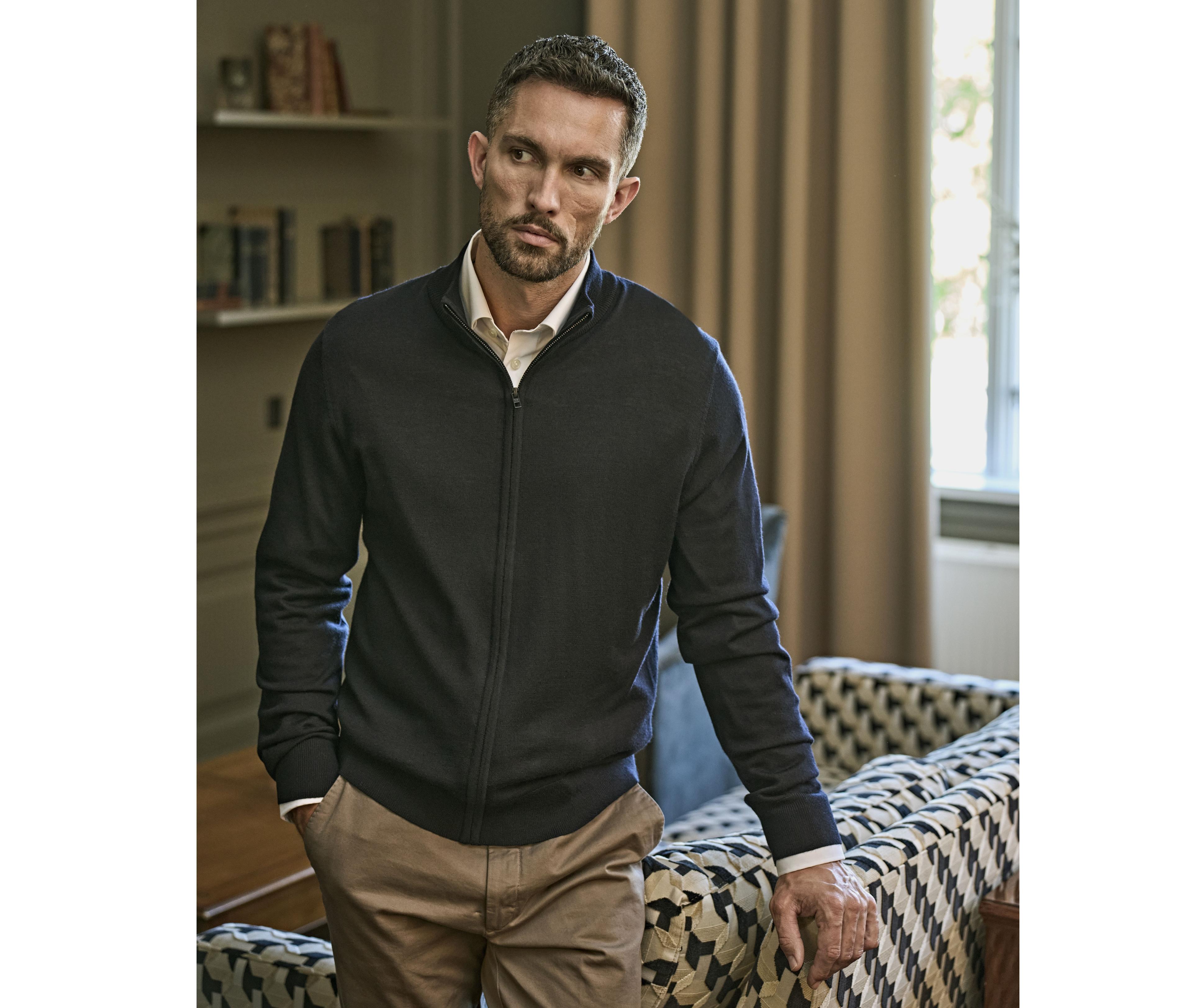 Gilet grand zip