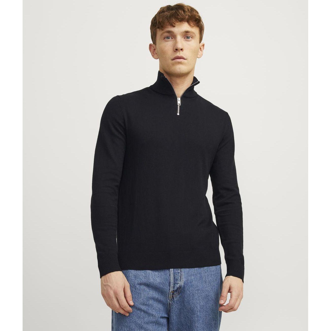 Pull col montant homme
