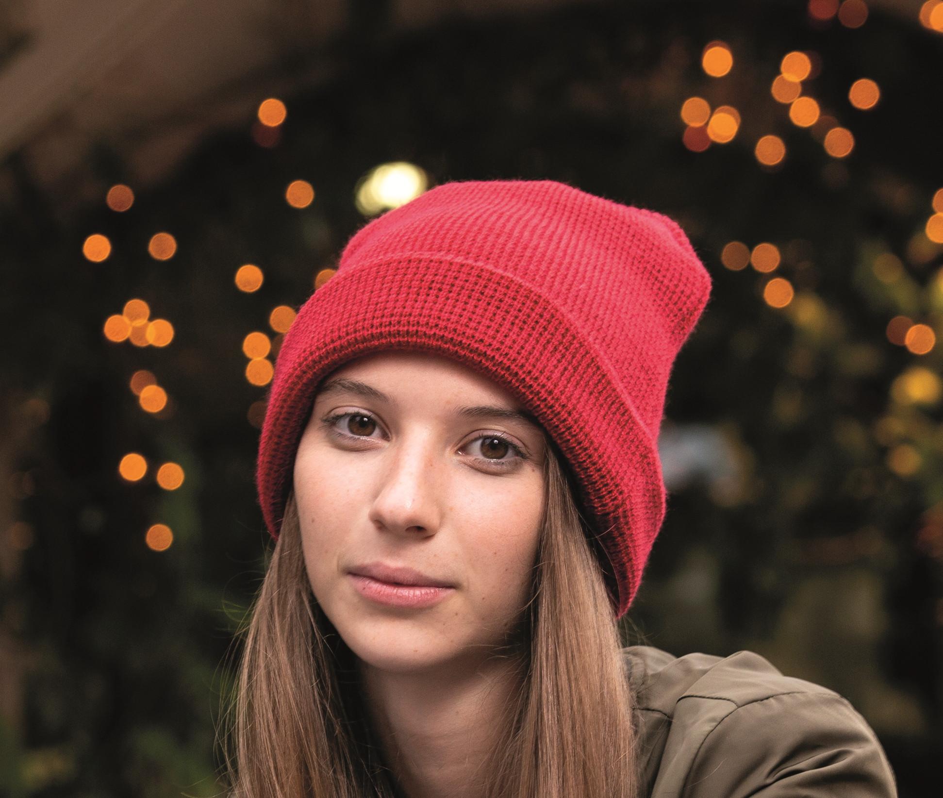 Bonnet maille gaufrée