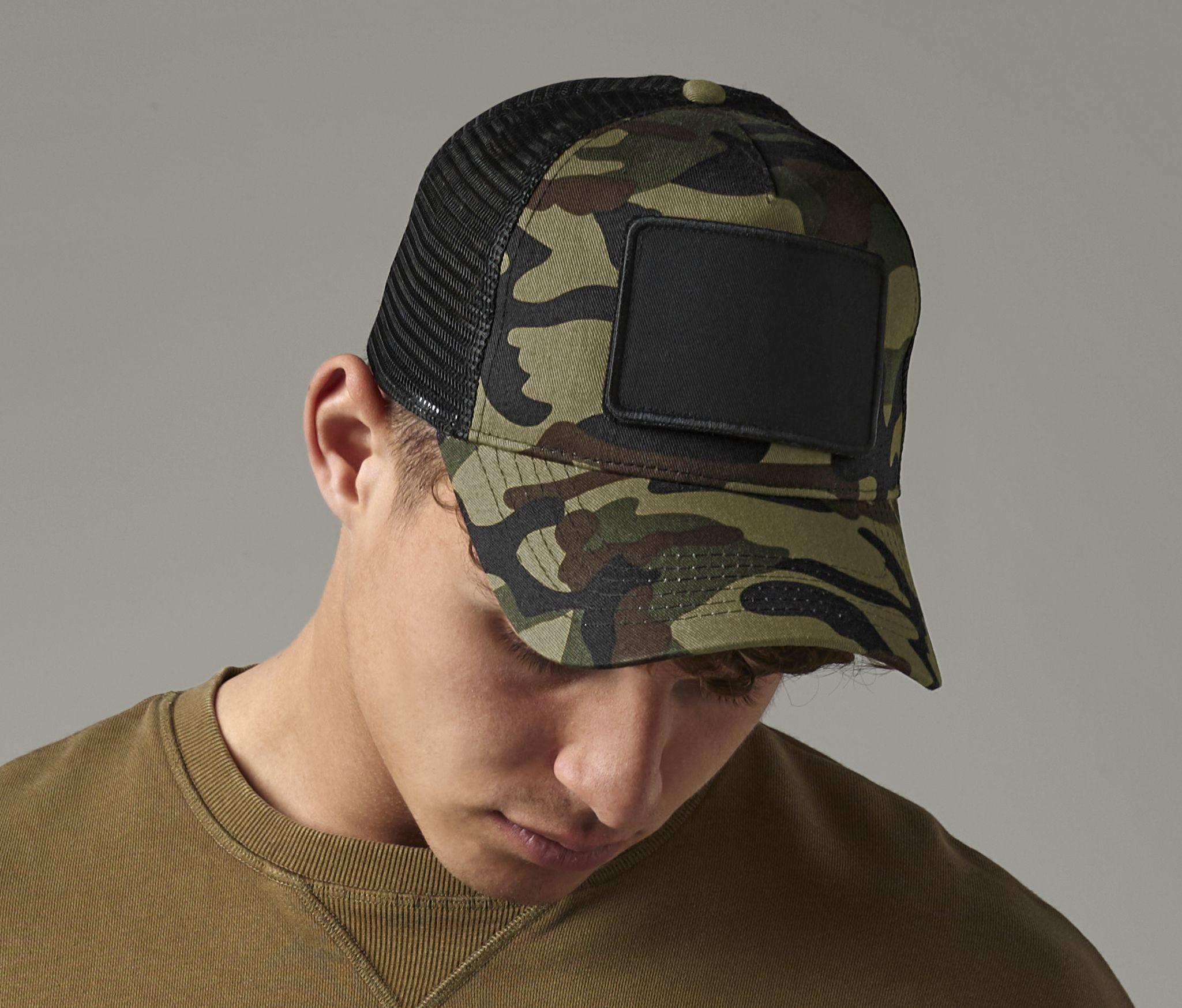 Casquette avec empiècement amovible
