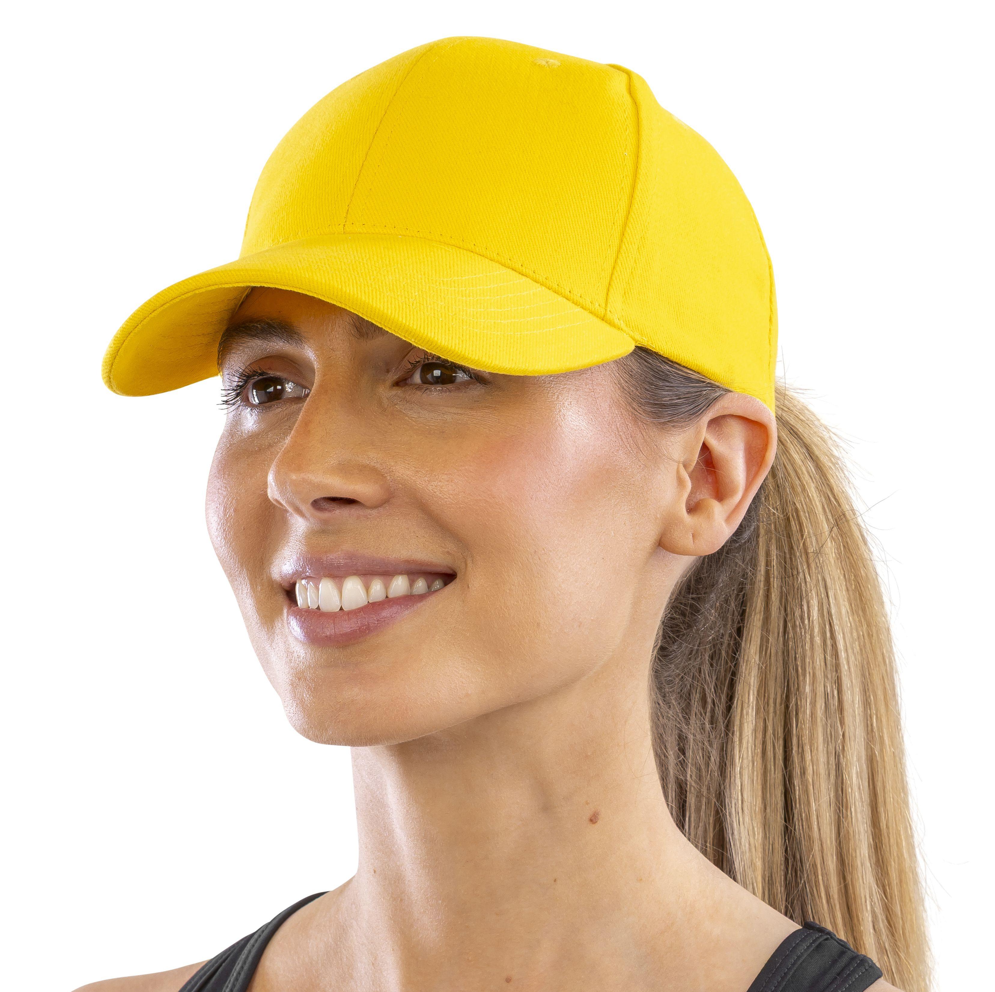 Casquette basse coton 6 panneaux