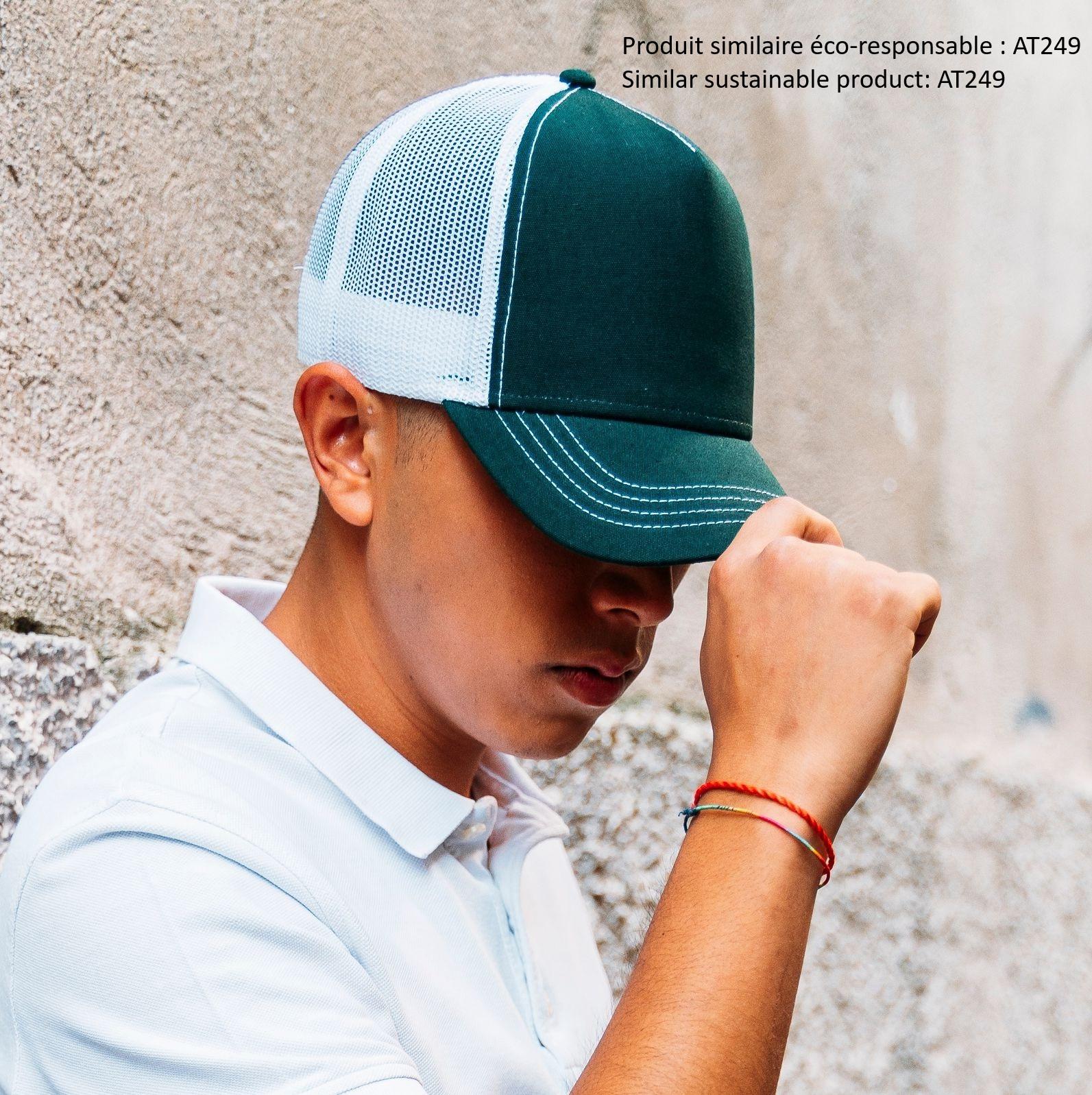 Casquette Rapper en coton canvas