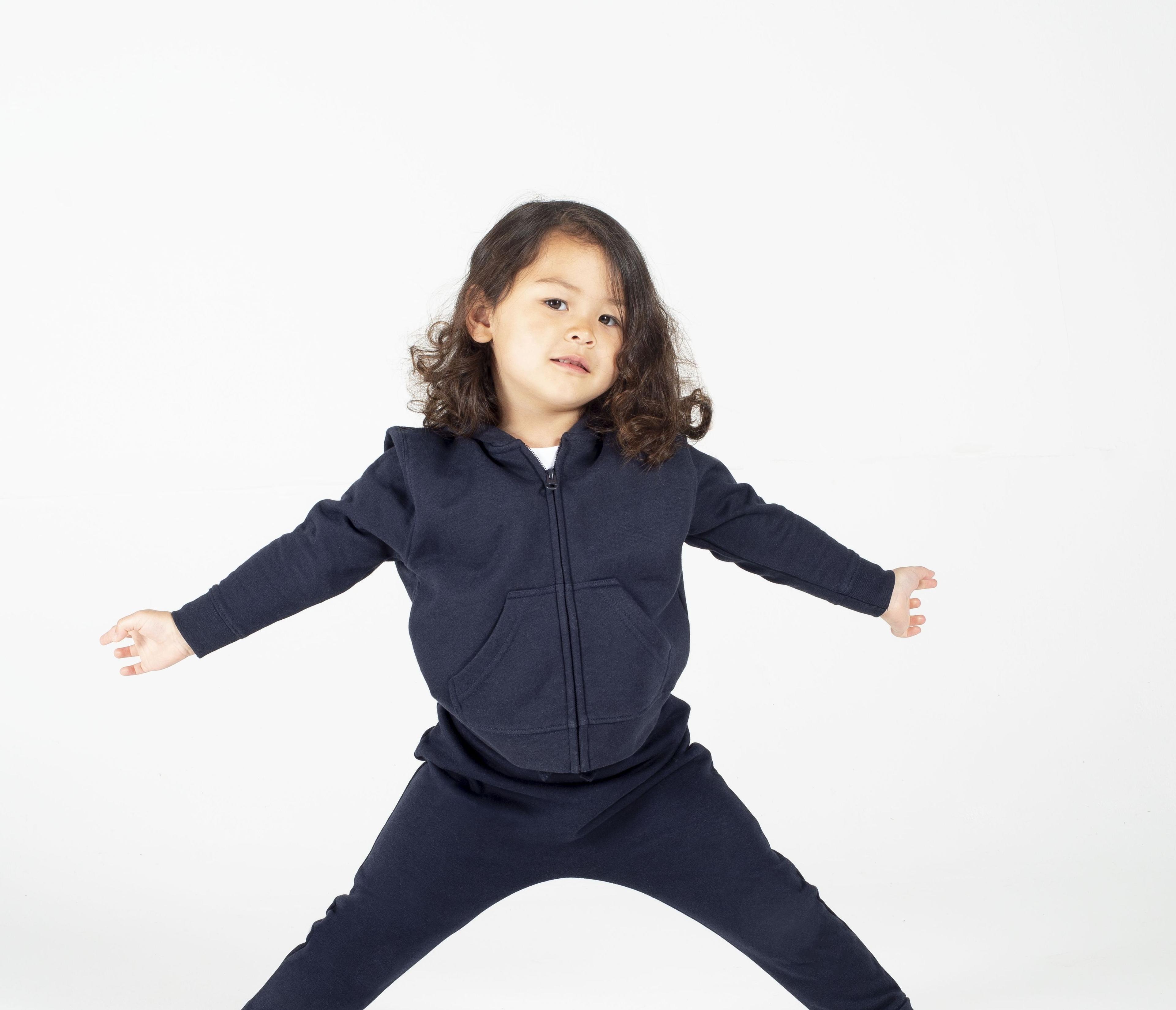 Sweat enfant grand zip capuche