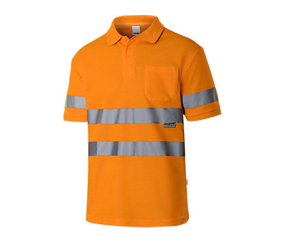 POLO HAUTE VISIBILITÉ EN COTON/POLYESTER