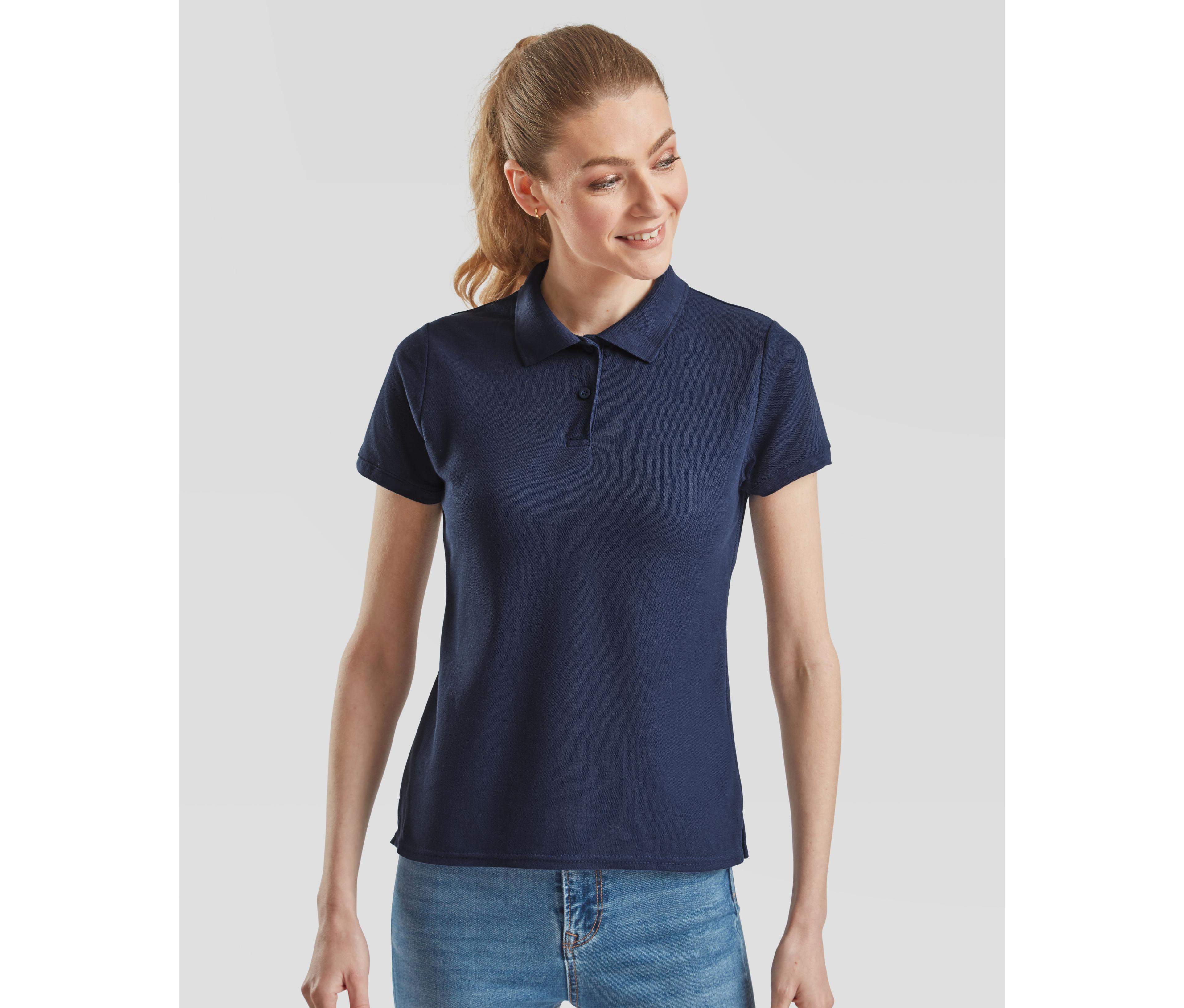 Polo femme polycoton 180 lavable à 60°