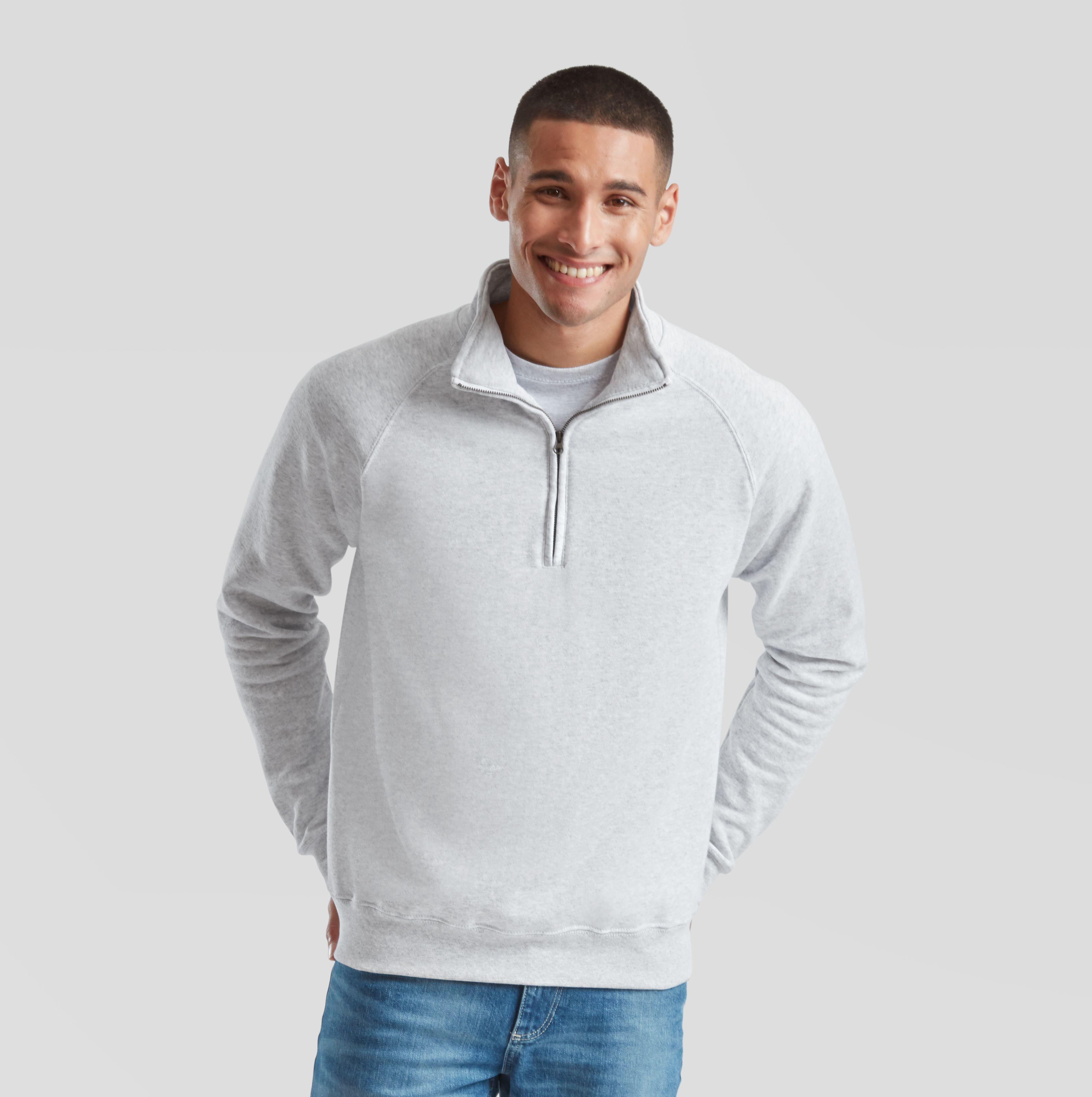 Sweat col zippé