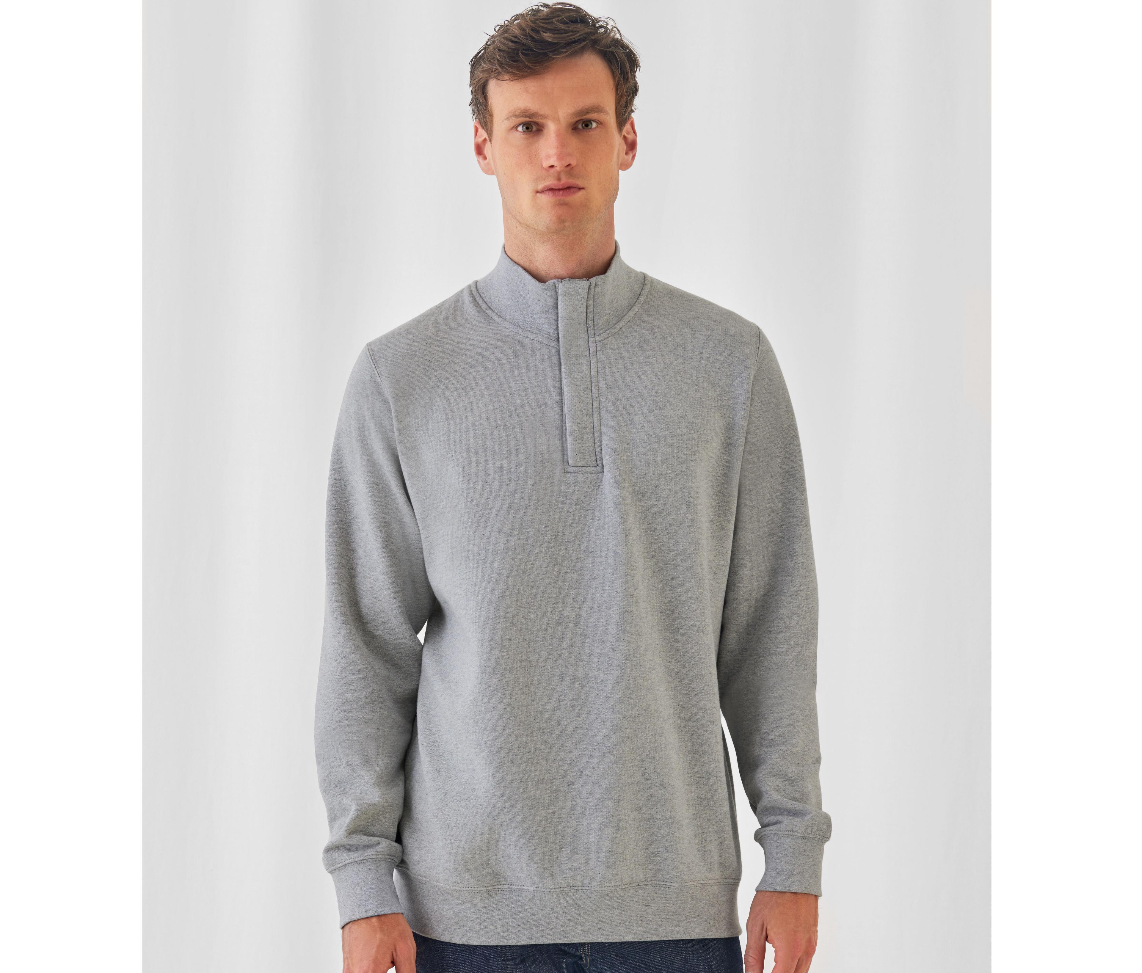 Sweat col zippé
