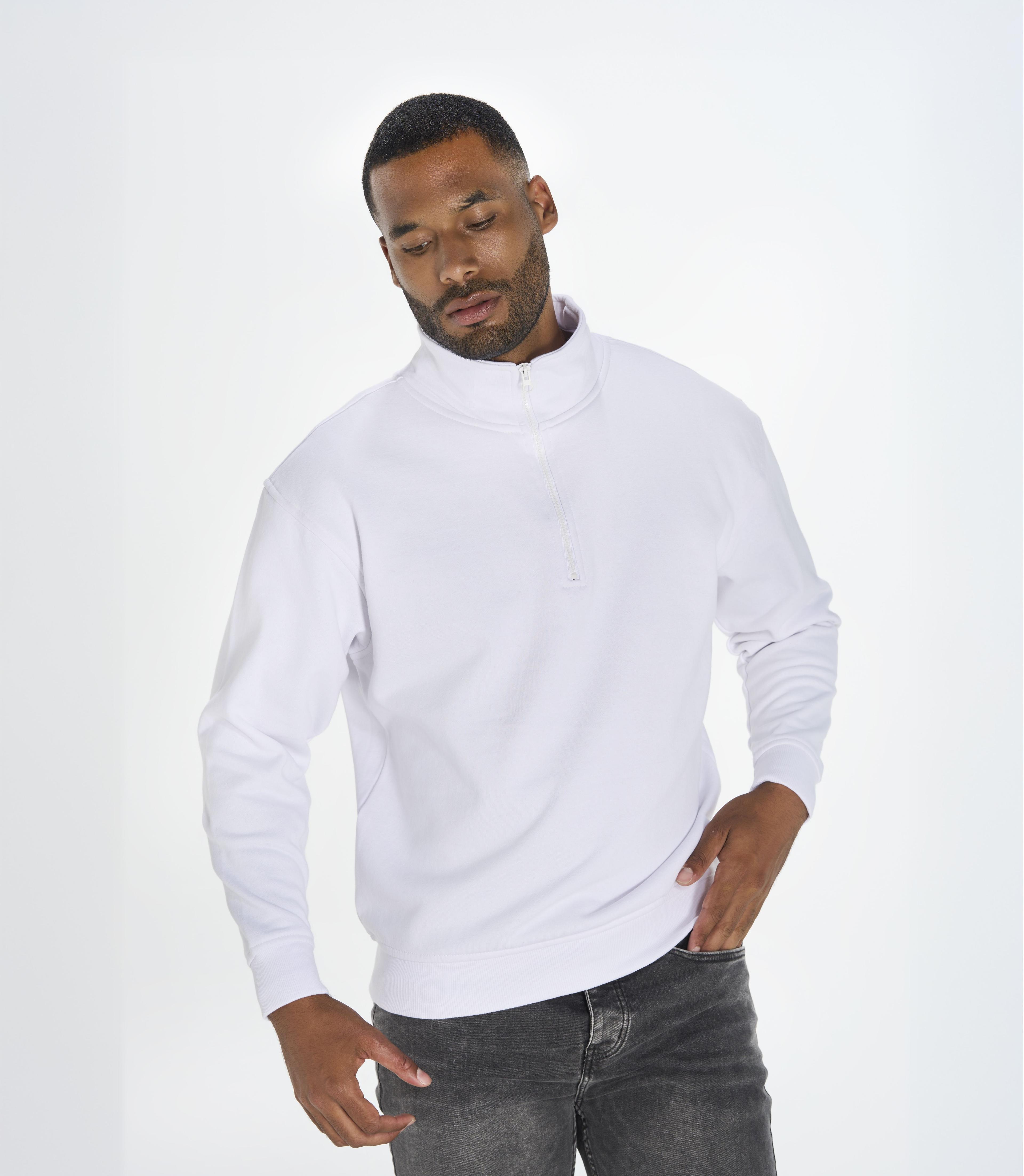 Sweat col zippé