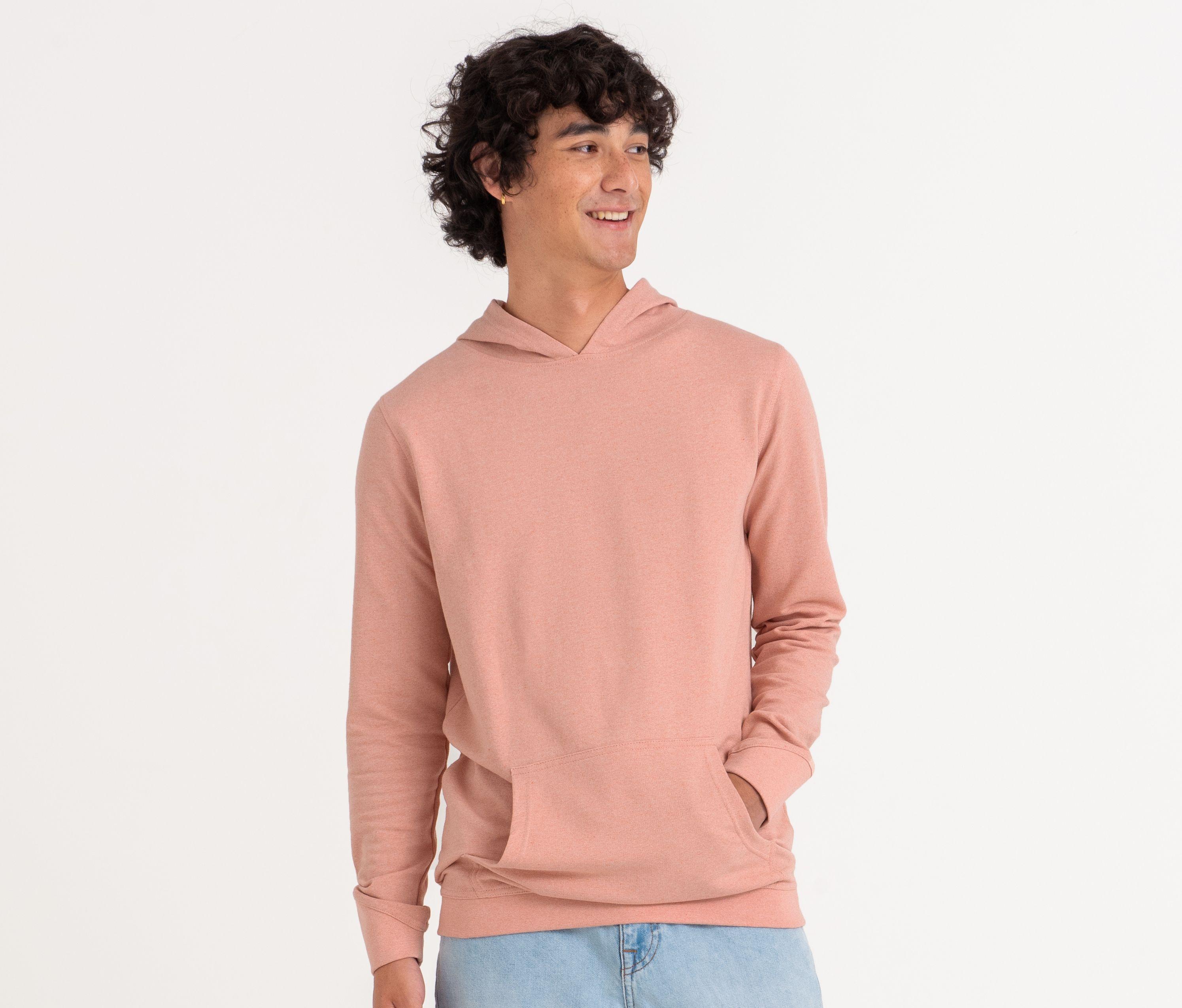 Sweat capuche en coton régénéré