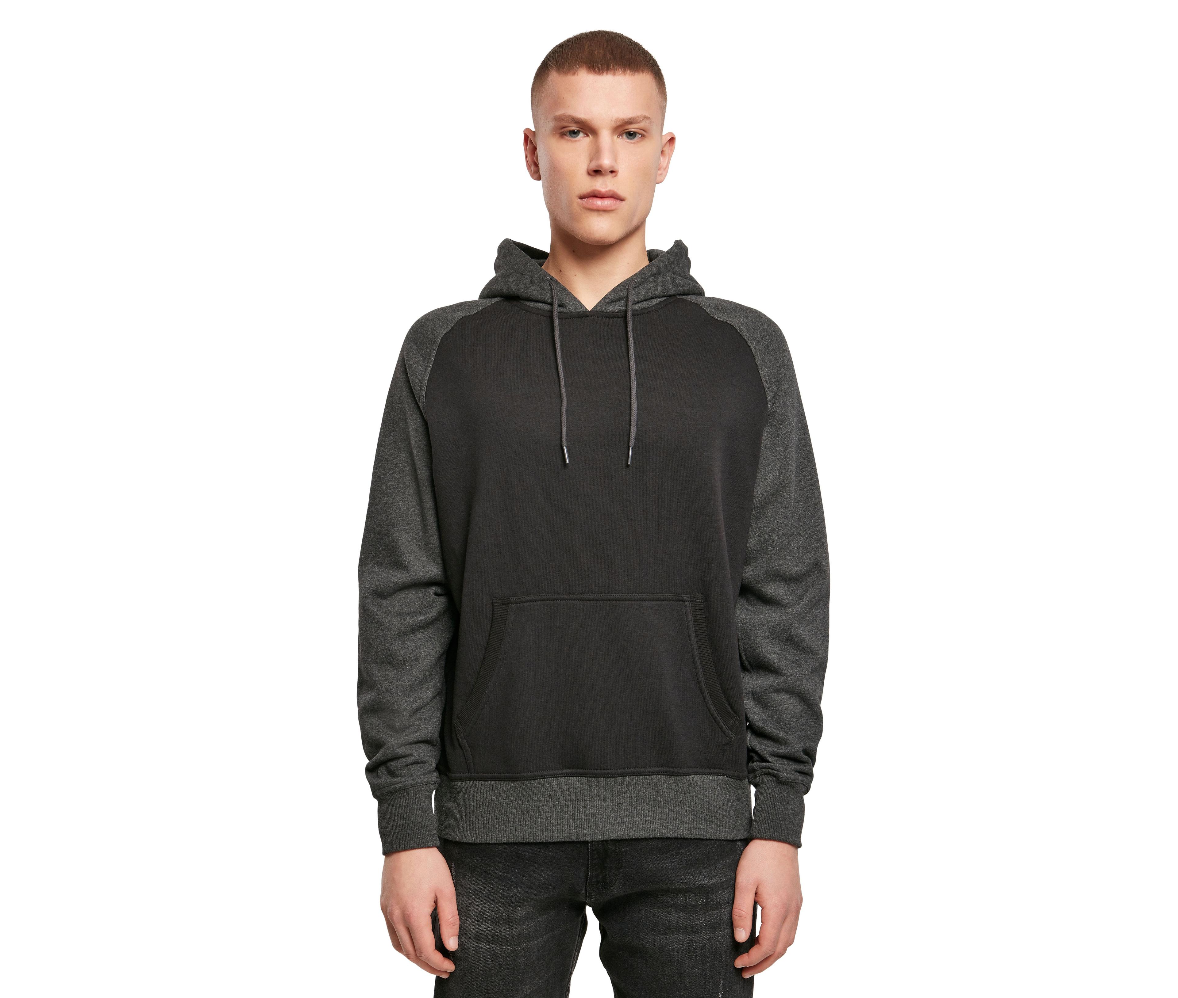 Sweat capuche manches raglan