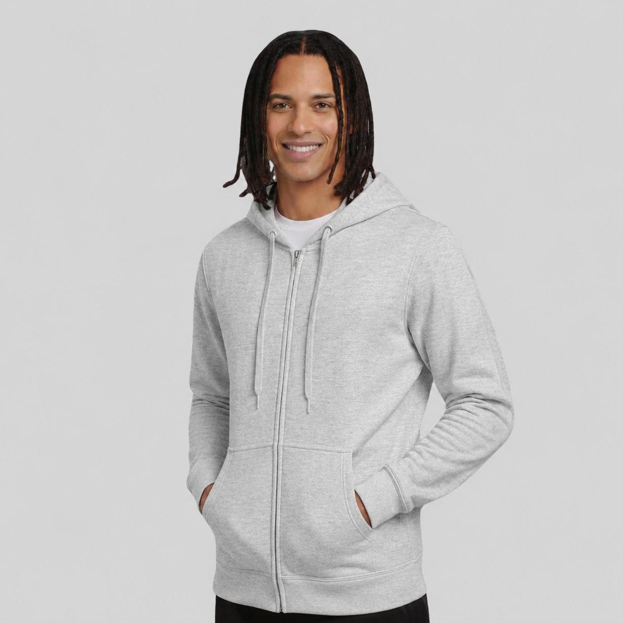 Sweat capuche grand zip 300